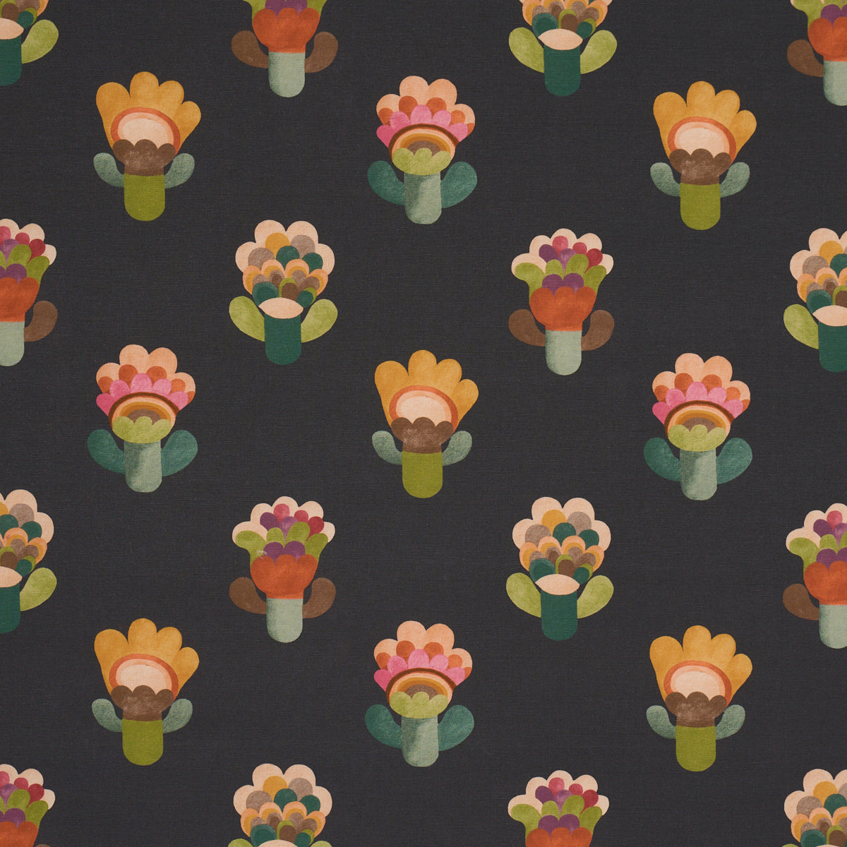 Le Jardin - Night - Schumacher 183092 Fabric - Schumacher Fabric