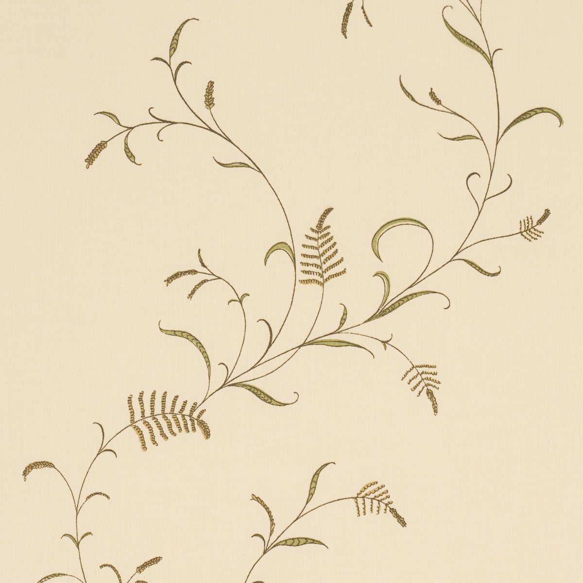 Winding Wheat - Yellow - Schumacher 183200 Fabric - Schumacher Fabric
