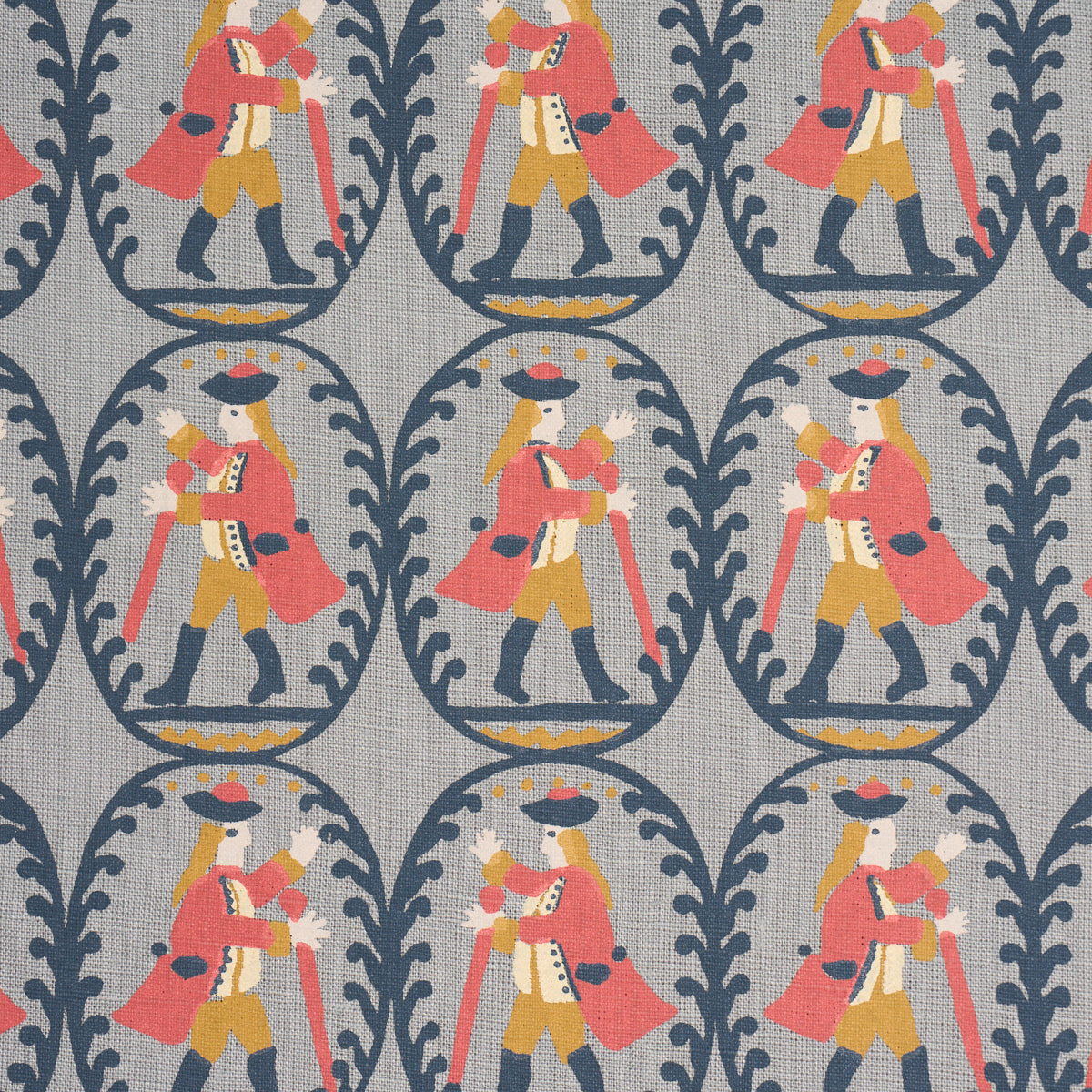 Country Gentleman - Blue - Schumacher 183210 Fabric - Schumacher Fabric