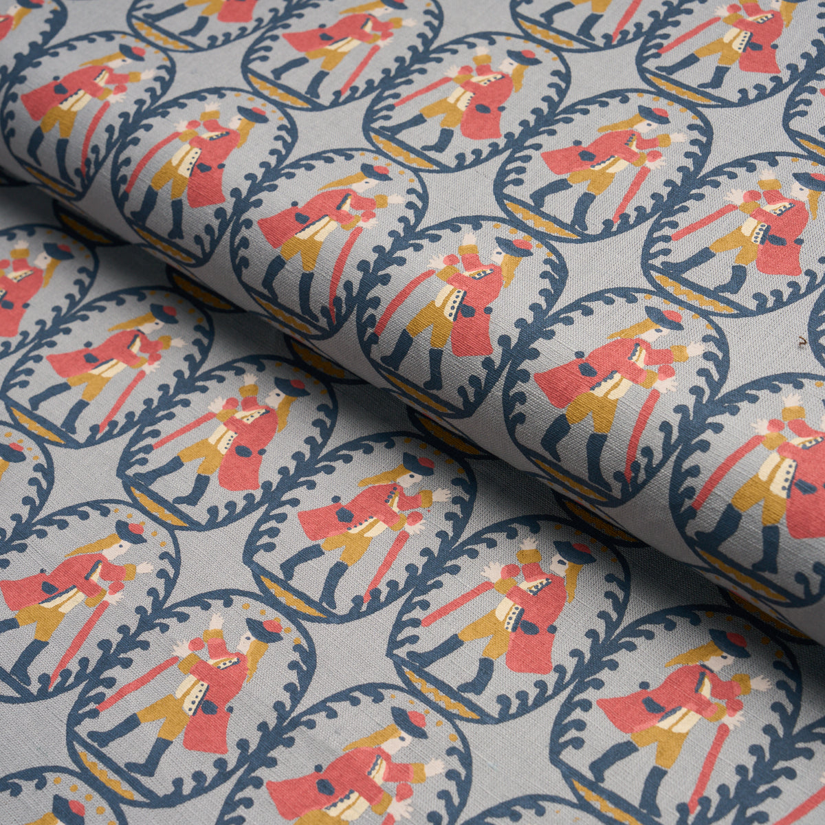 Country Gentleman - Blue - Schumacher 183210 Fabric - Schumacher Fabric