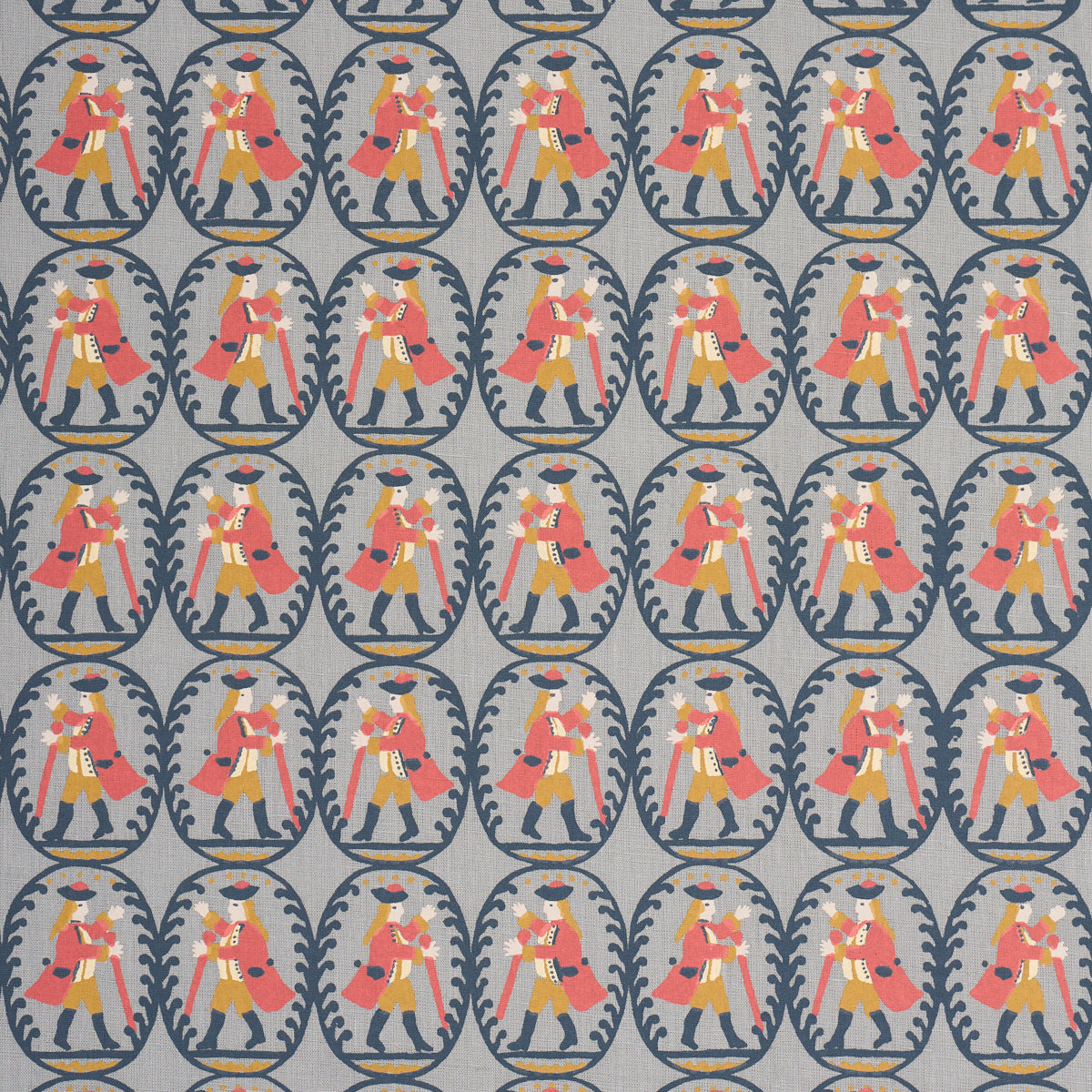 Country Gentleman - Blue - Schumacher 183210 Fabric - Schumacher Fabric