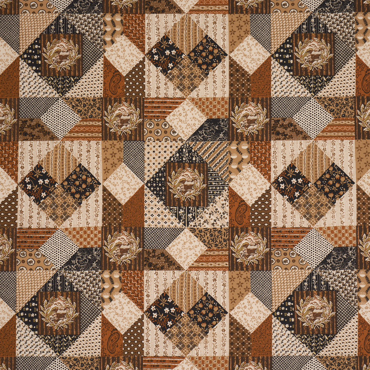 Variable Star - Sepia - Schumacher 183231 Fabric - Schumacher Fabric