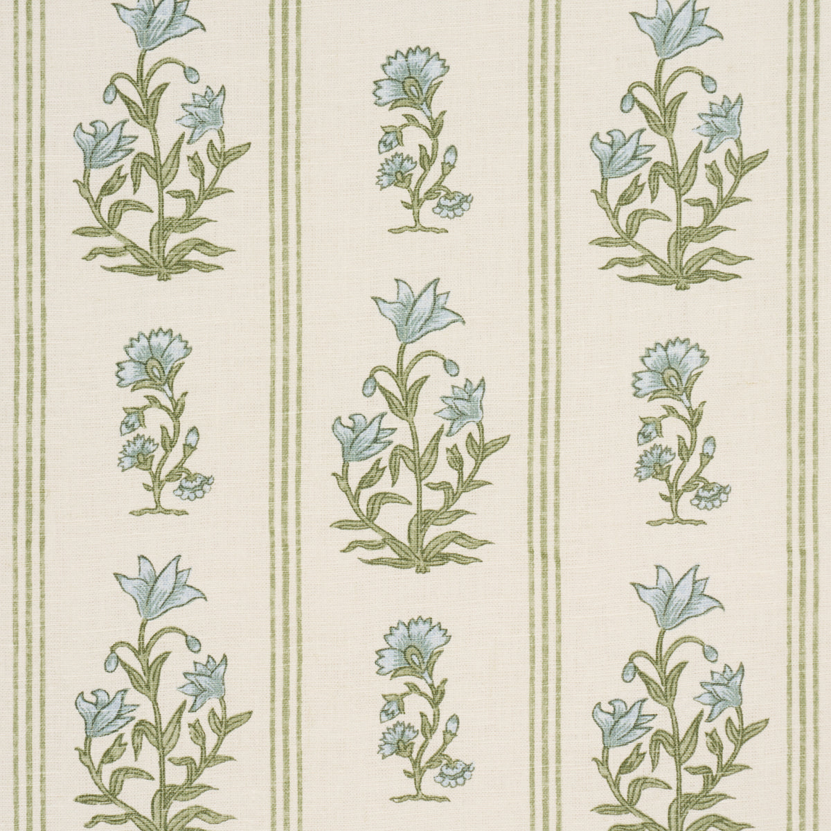 Ellora Hand-Print - Leaf - Schumacher 183261 Fabric - Schumacher Fabric