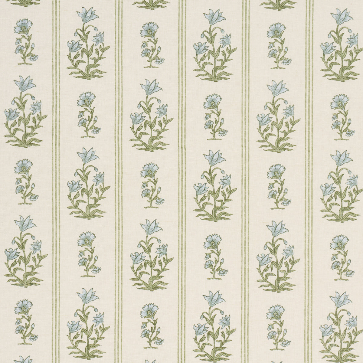 Ellora Hand-Print - Leaf - Schumacher 183261 Fabric - Schumacher Fabric
