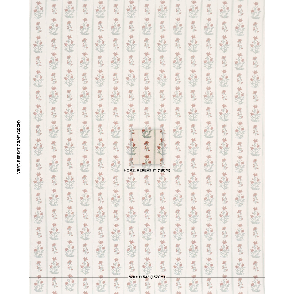 Ellora Hand-Print - Spice - Schumacher 183262 Fabric - Schumacher Fabric