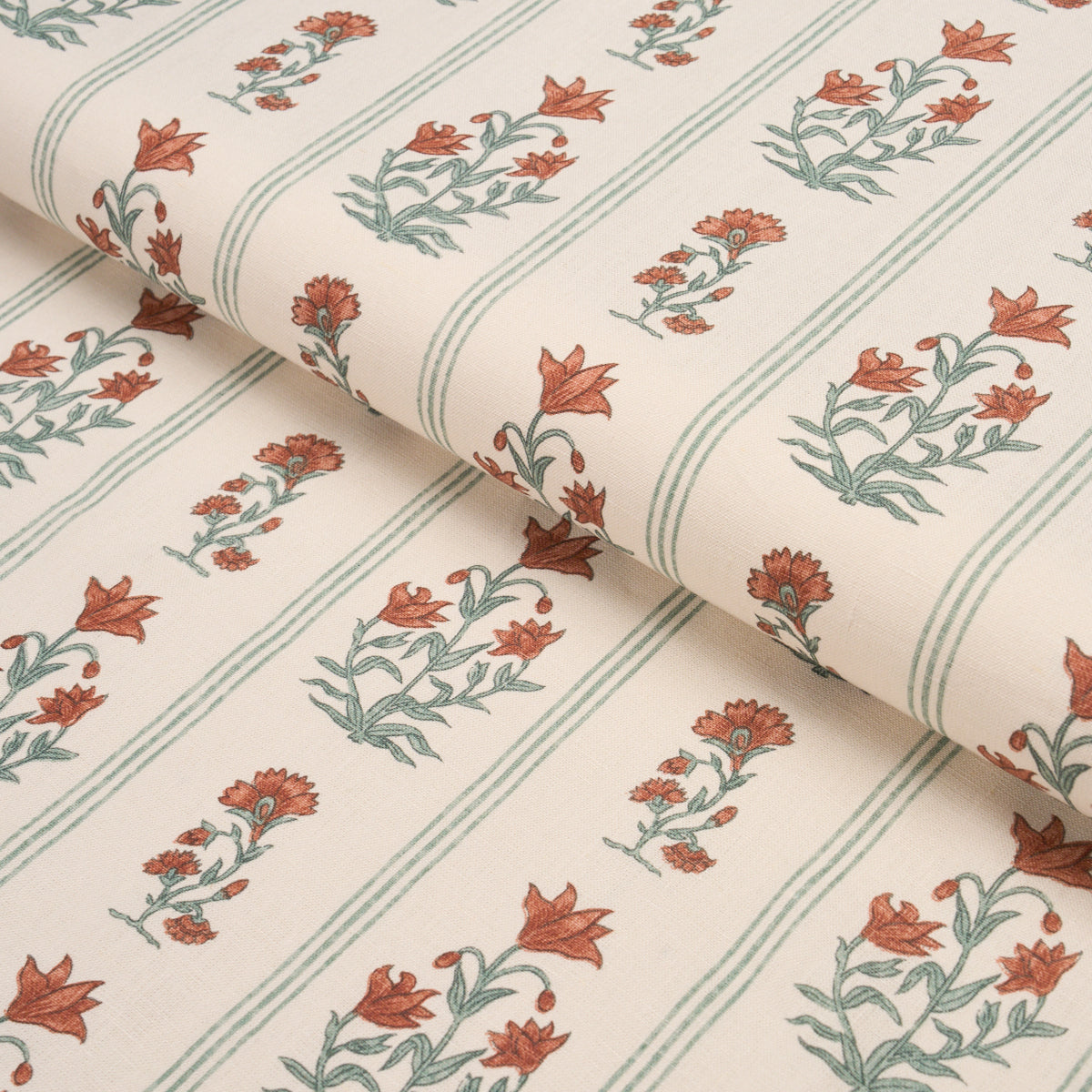 Ellora Hand-Print - Spice - Schumacher 183262 Fabric - Schumacher Fabric