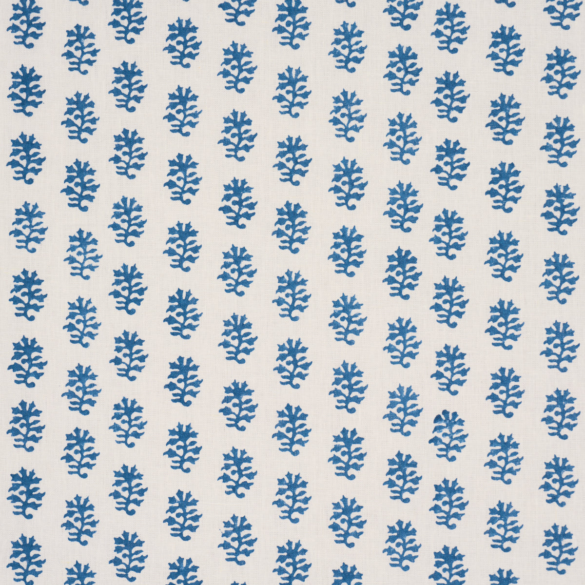 Iksha Hand-Block Print - Indigo - Schumacher 183330 Fabric
