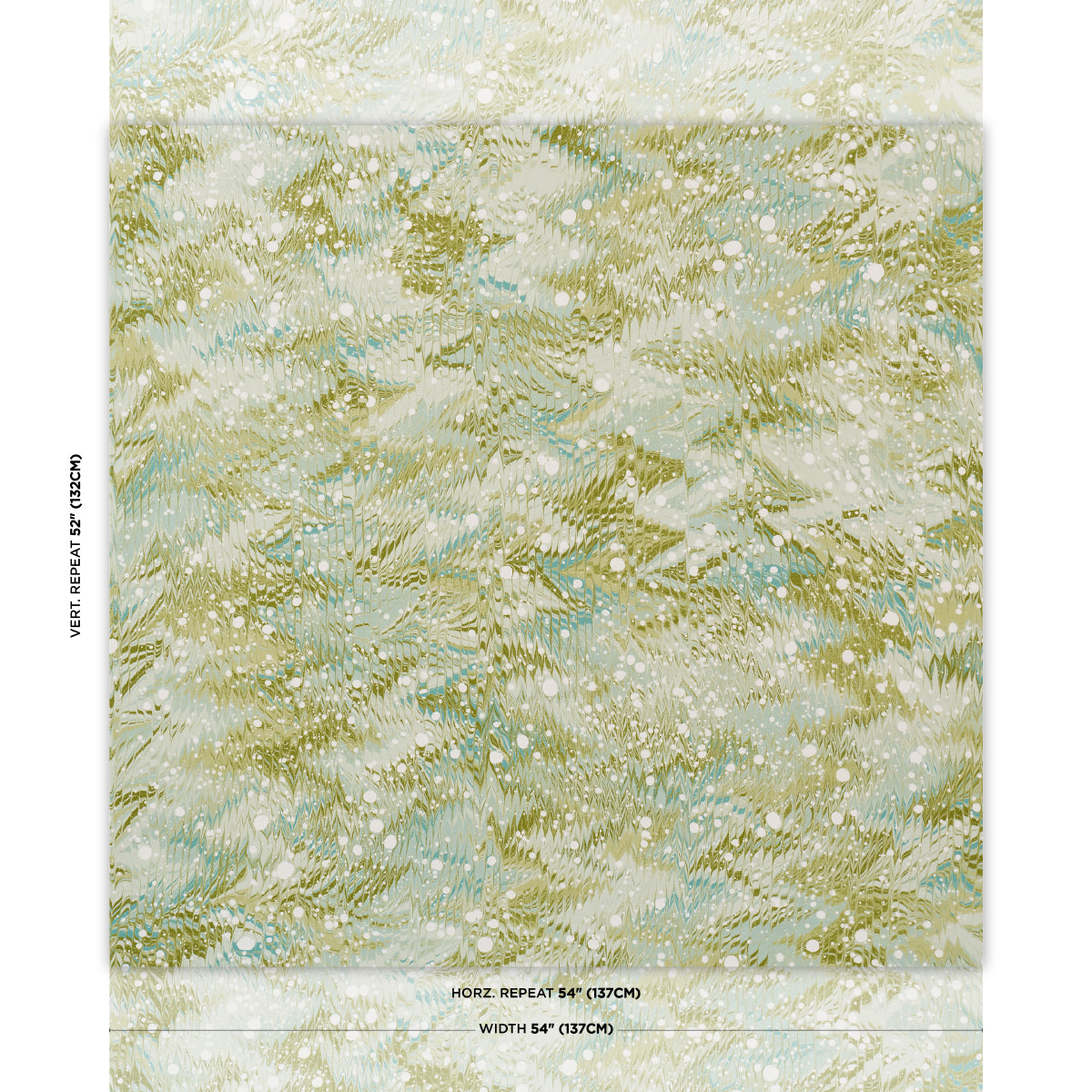 Mesmeric - Verdant Sky - Schumacher 183372 Fabric - Schumacher Fabric