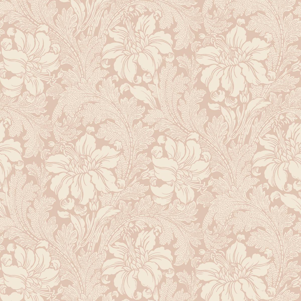 Acanthus Garden - Blush - Schumacher 2009 Wallcovering - Schumacher Wallpaper