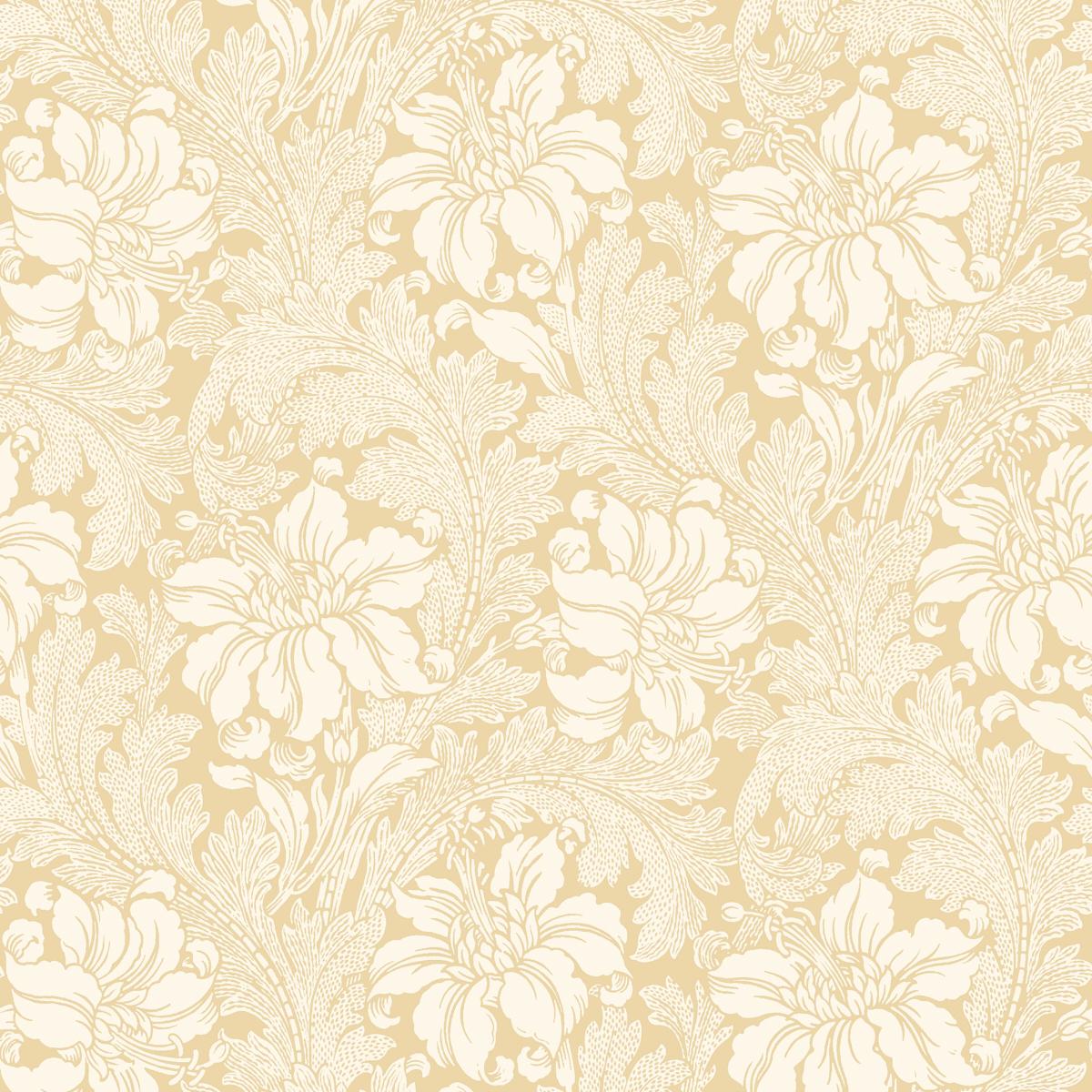 Acanthus Garden - Buttercup - Schumacher 2012 Wallcovering - Schumacher Wallpaper