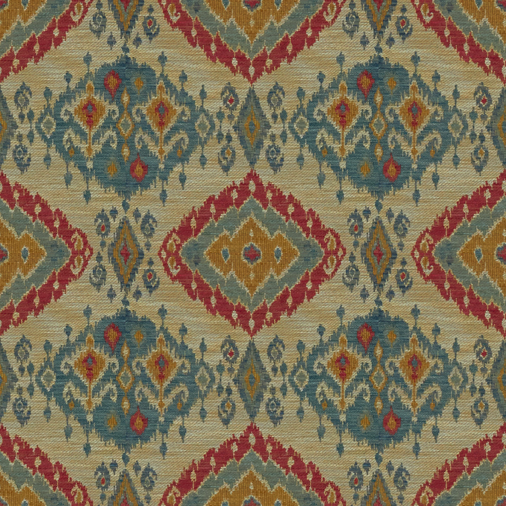 Bosham - Lake/Red - Lee Jofa Fabric