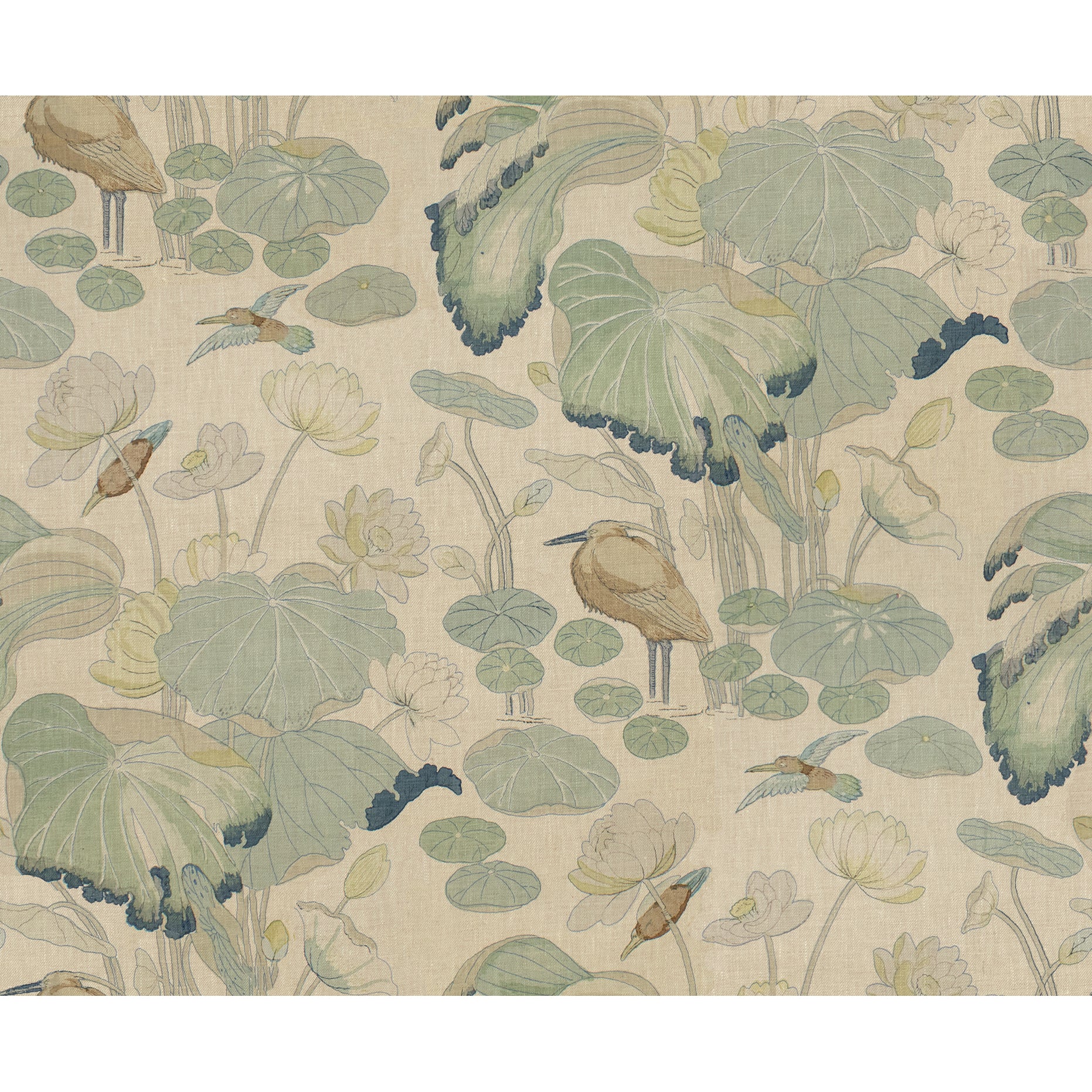 Nympheus Twill - Frost/Sea - Lee Jofa Fabric