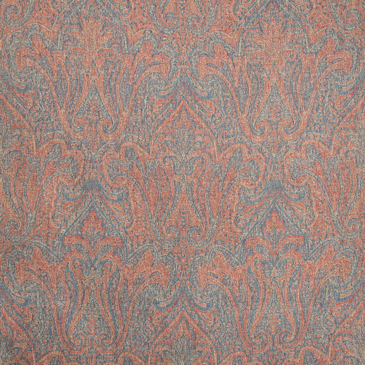 Toccoa Paisley - Ruby/Blue - Lee Jofa Fabric