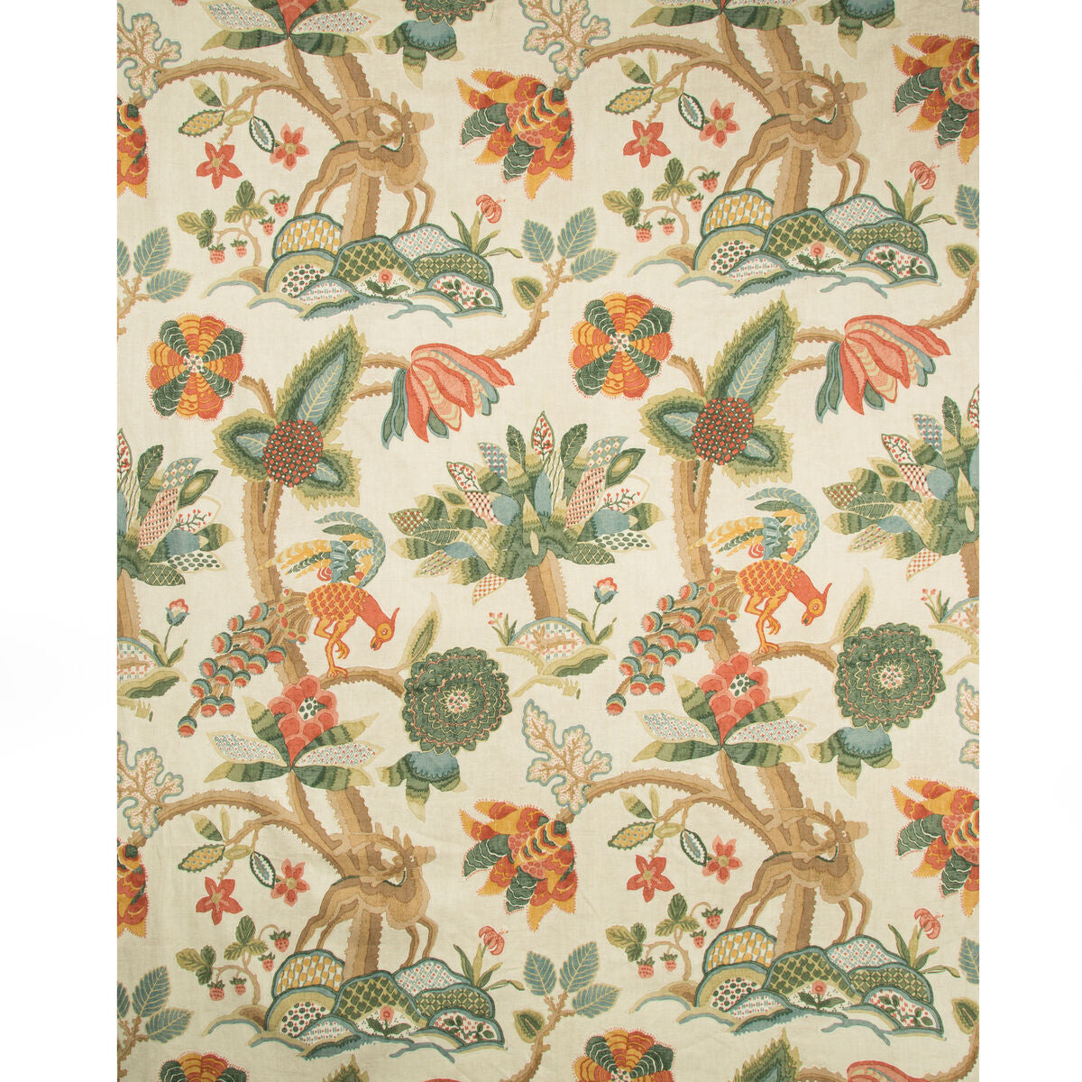Leyland Print - Berry/Forest - Lee Jofa Fabric