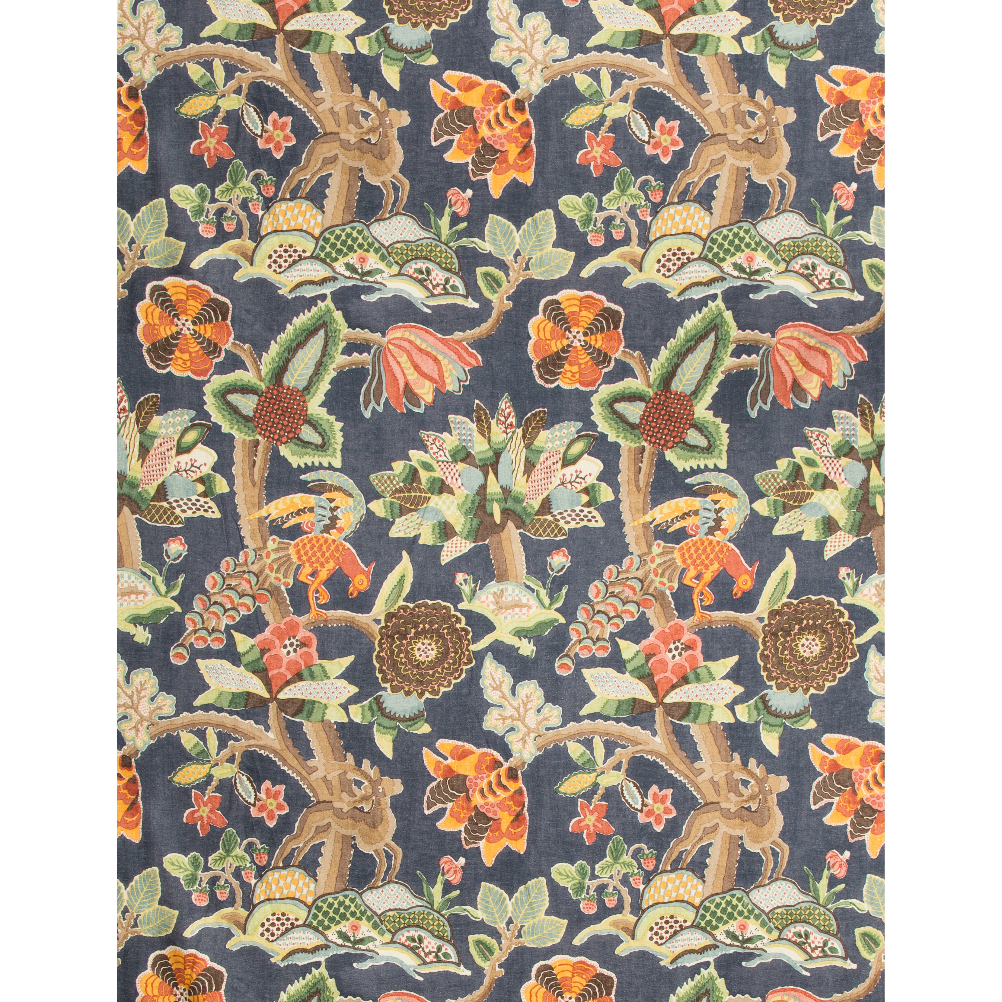Leyland Print - Blue/Multi - Lee Jofa Fabric