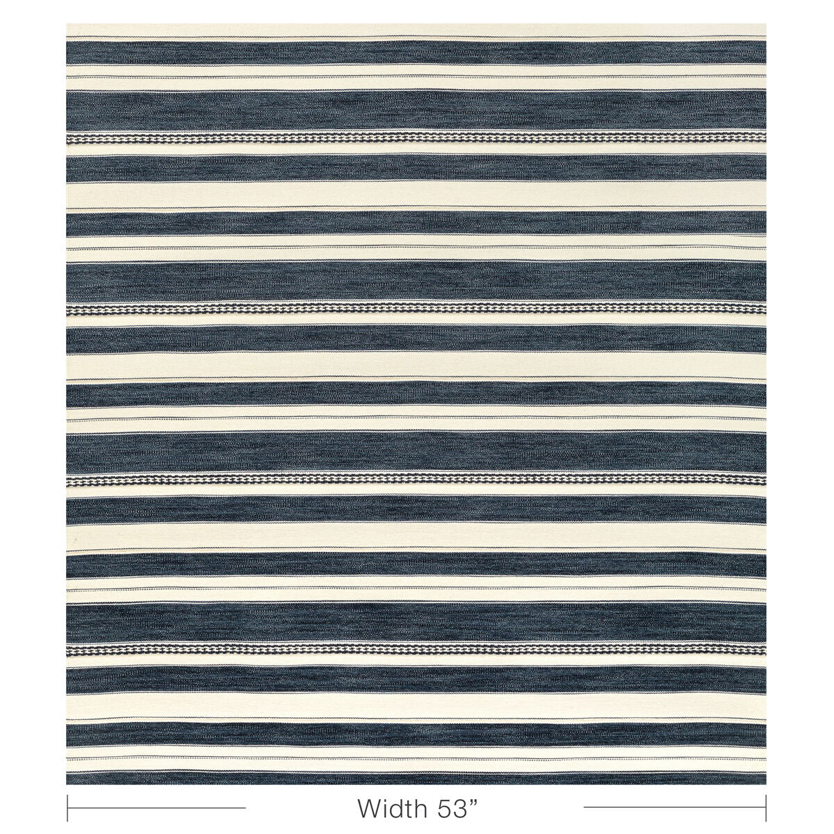 Entoto Stripe - Marine/Ivory - Lee Jofa Fabric