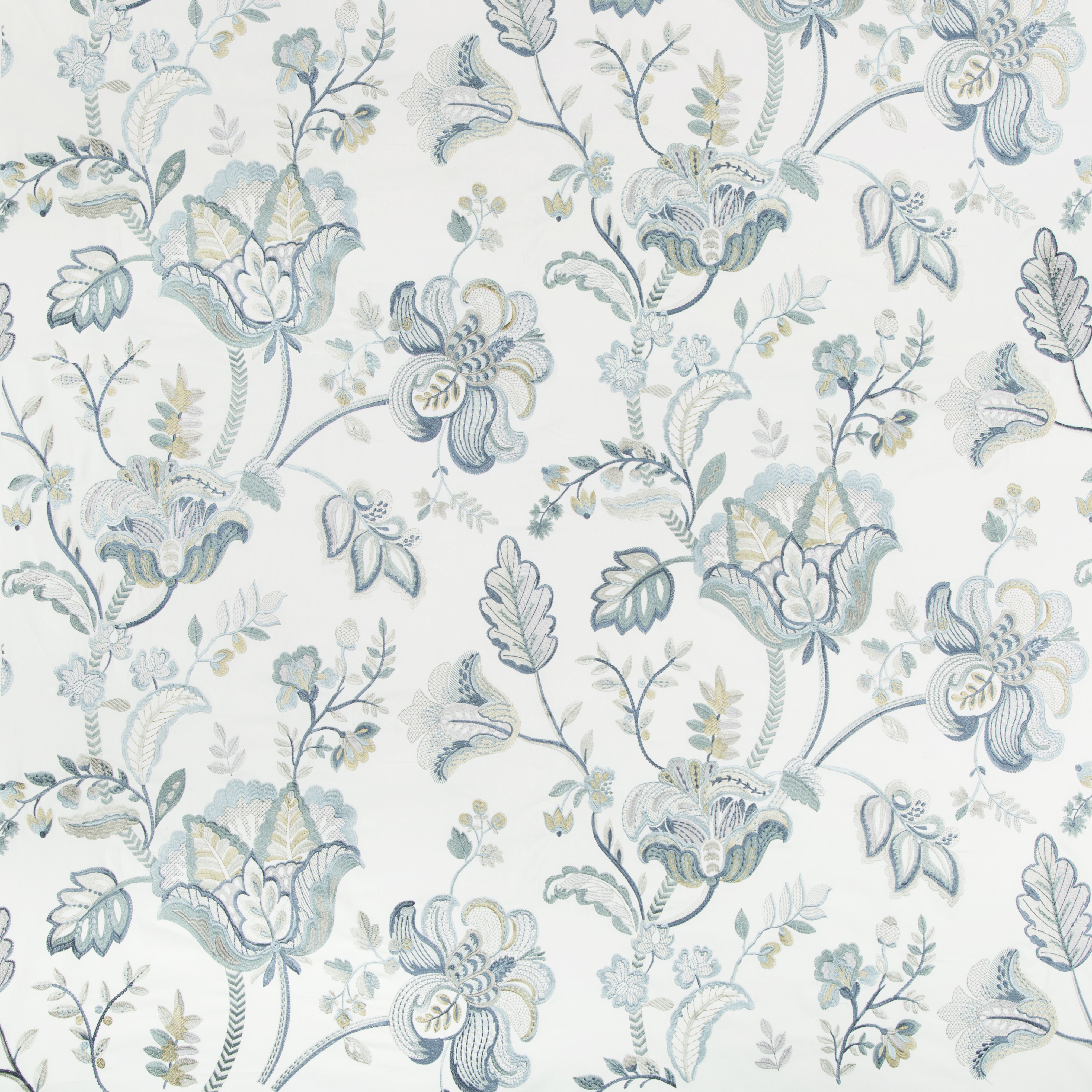 Bradford Emb - Juniper/Lagoon - Lee Jofa Fabric