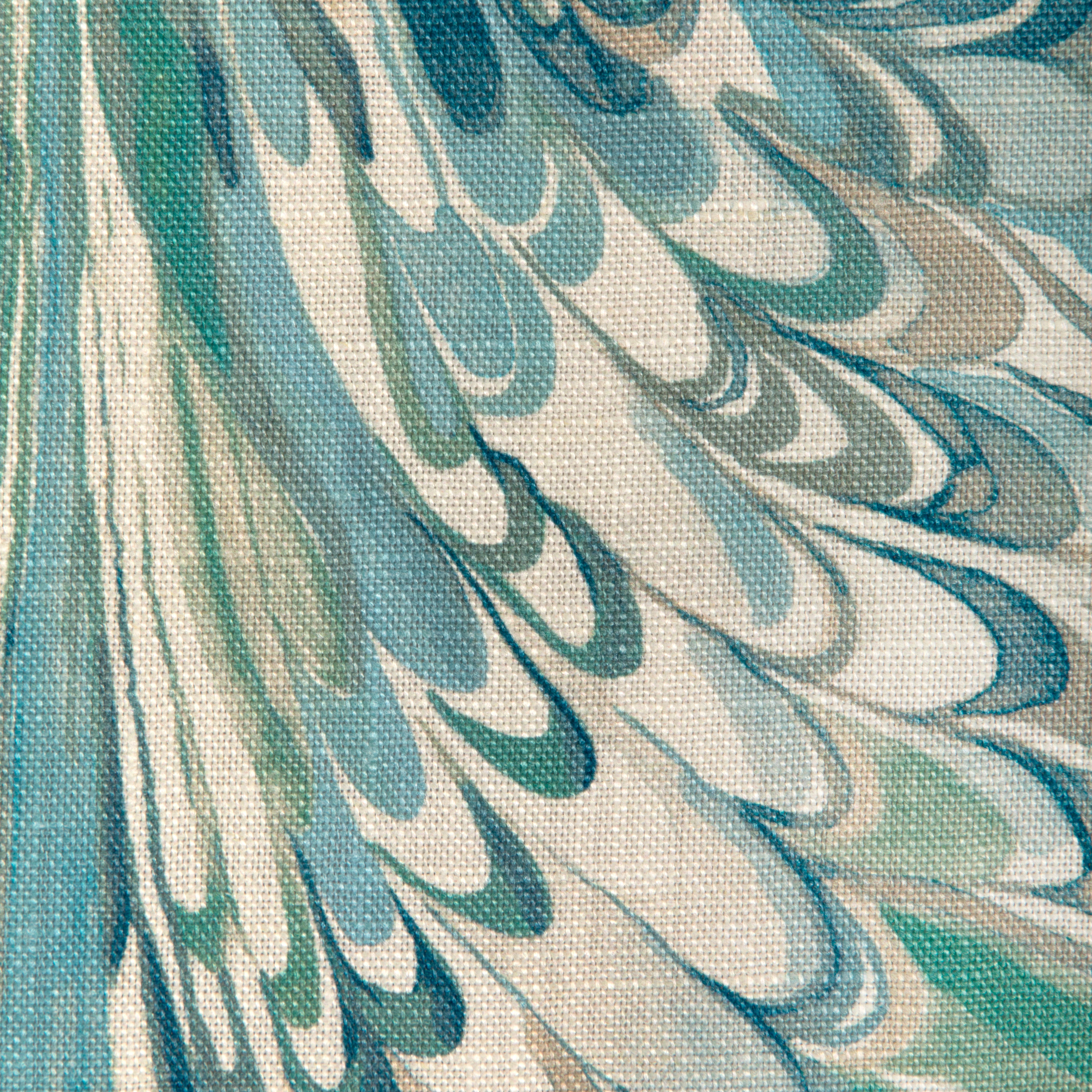 Taplow Print - Marine/Sand - Lee Jofa Fabric