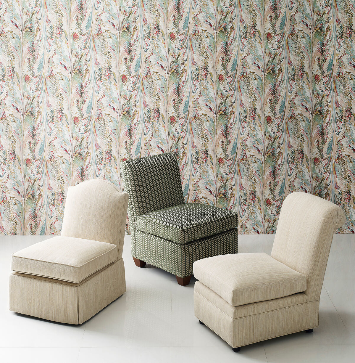 Lawrence Velvet - Leaf - Lee Jofa Tela
