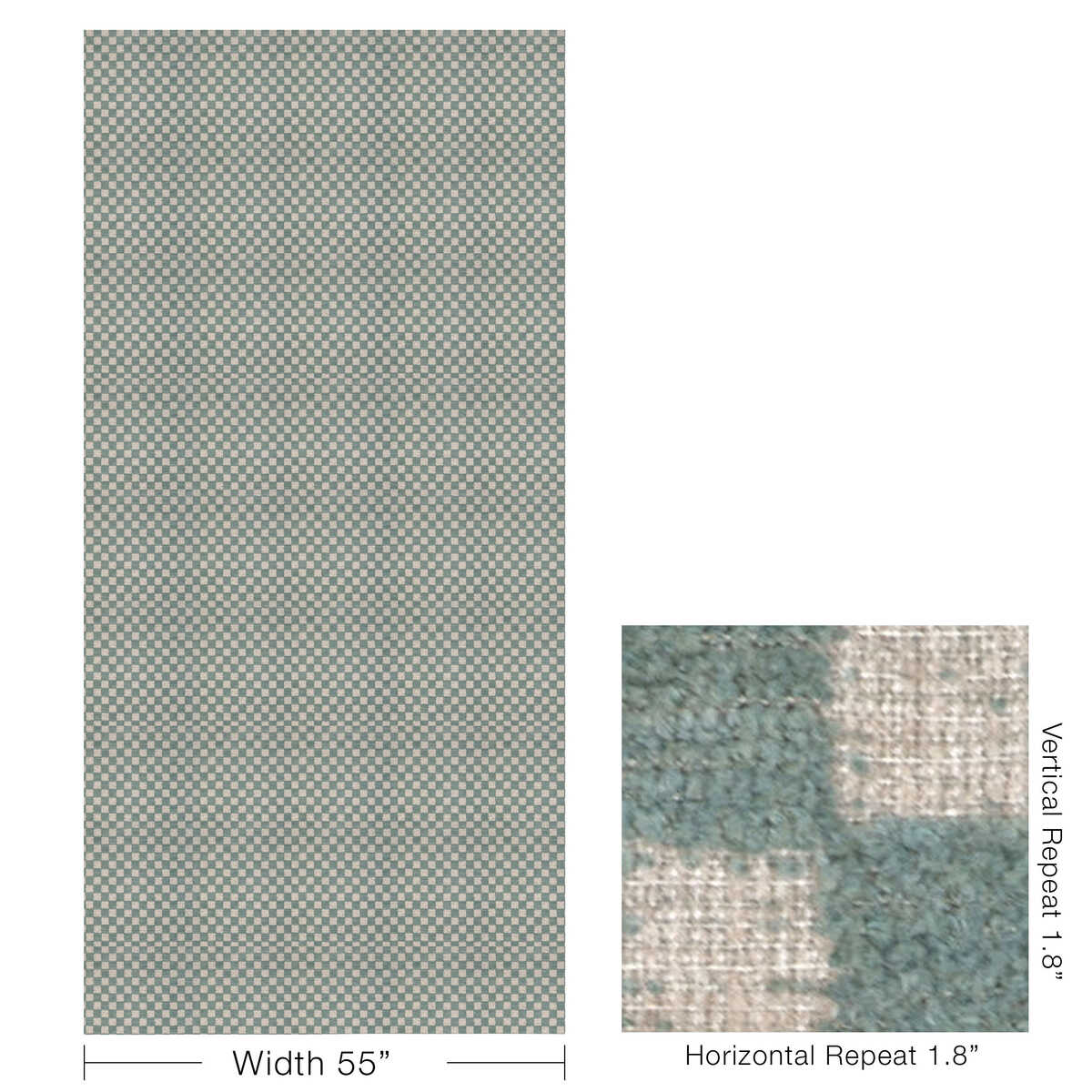 Quay - Aqua - LEE JOFA MODERN Fabric