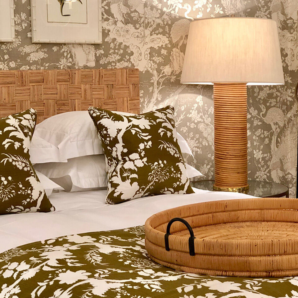 Beijing Blossom - Olive - Lee Jofa Fabric