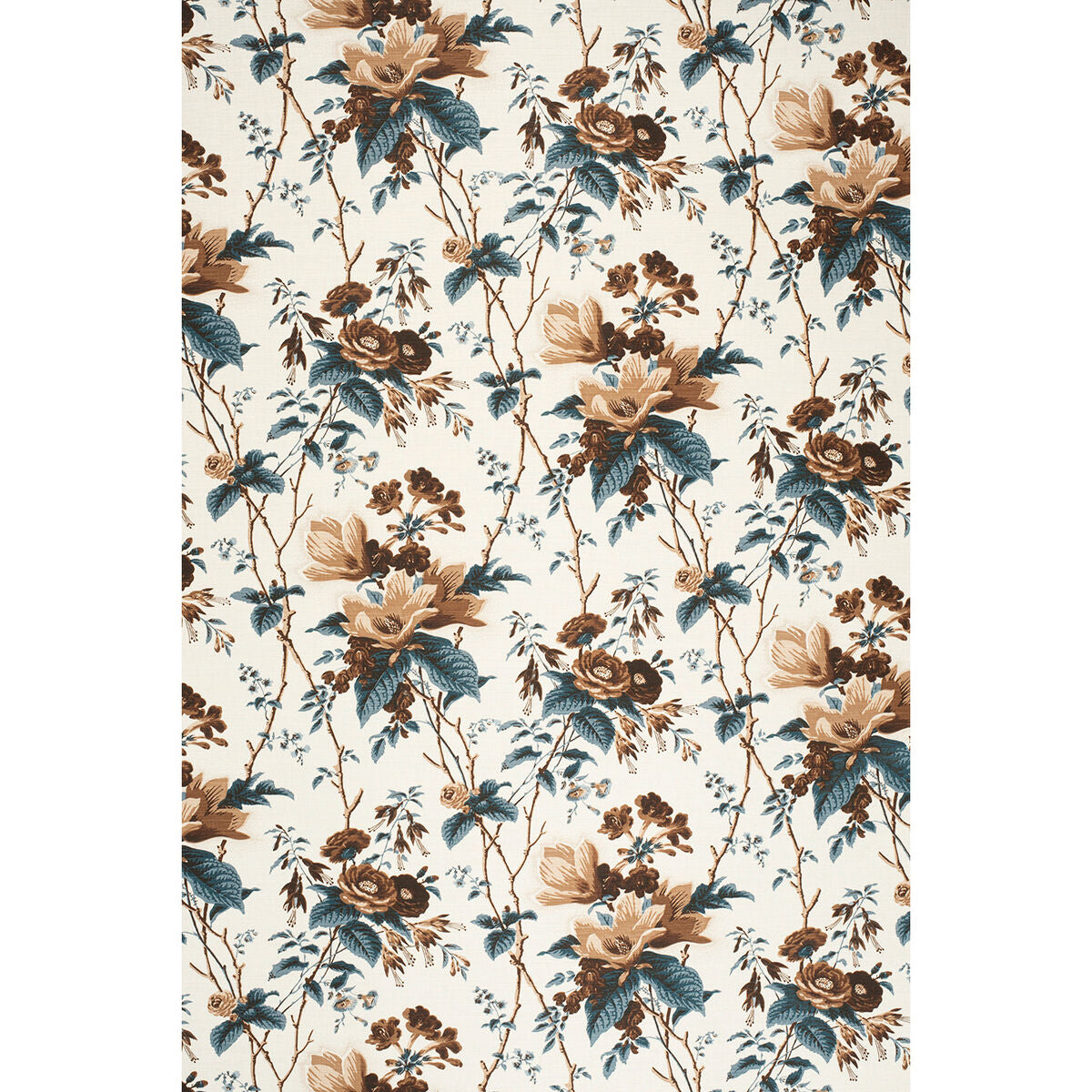 De La Tour - Blu/Brow/Whi - Lee Jofa Fabric