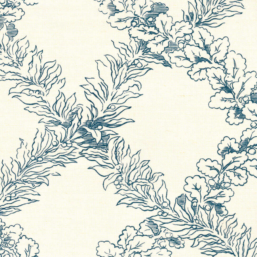 Leaf Trellis - Blue - LEE JOFA Tela