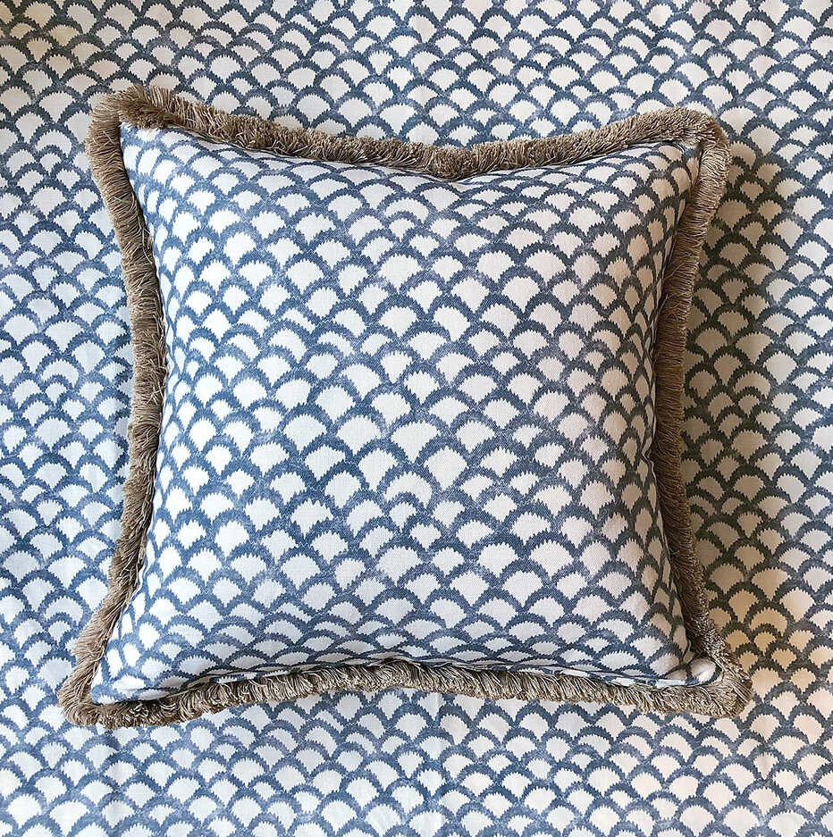 Roche - Blue - LEE JOFA Tela