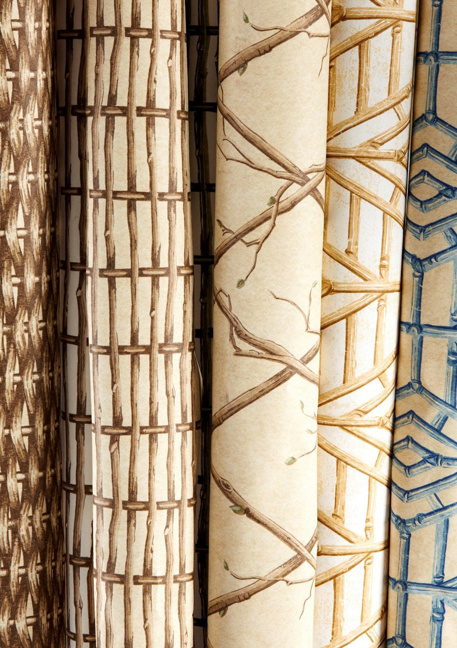 Twig Trellis - Green/White - Lee Jofa Fabric
