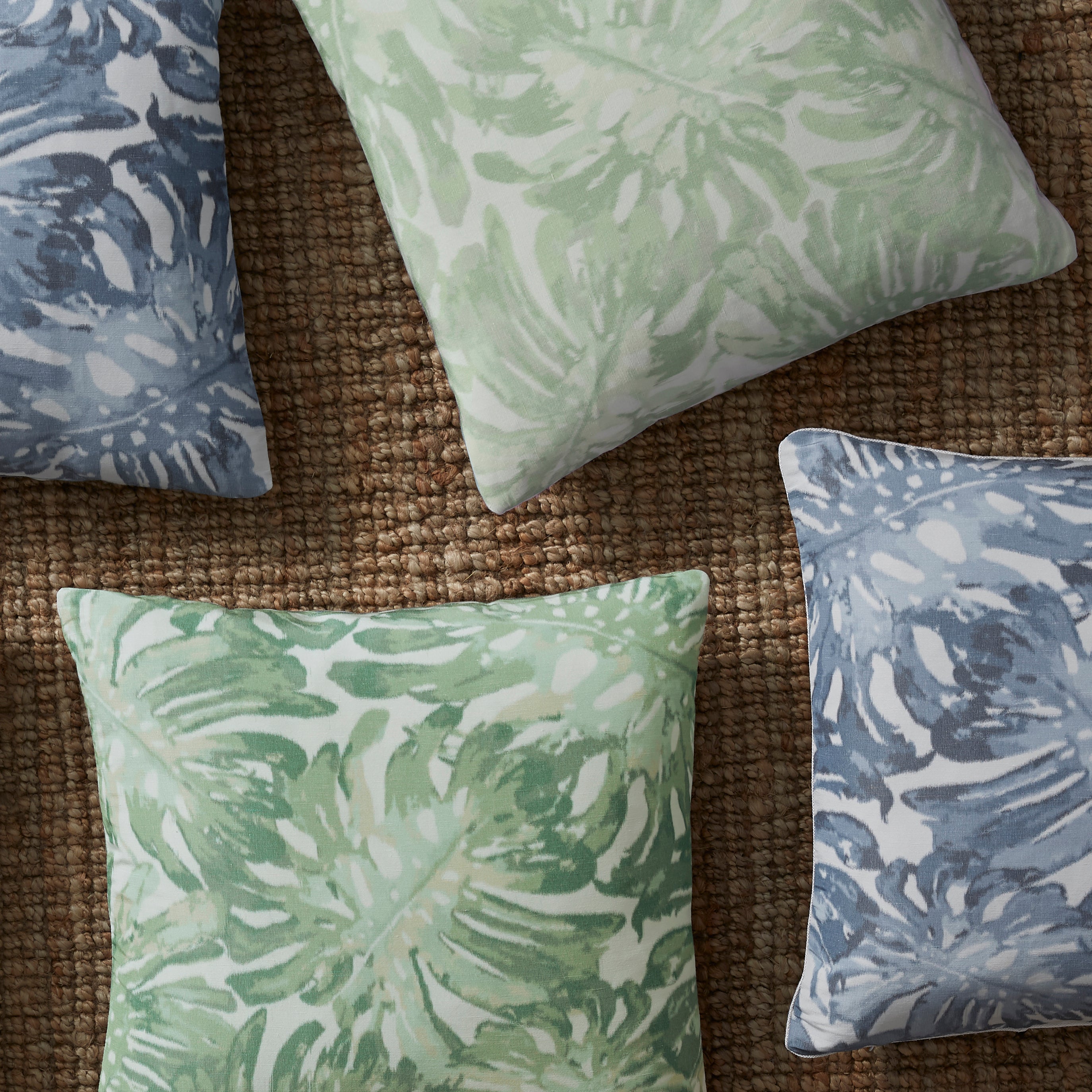 Batangas Print - Blue/Slate - Lee Jofa Fabric