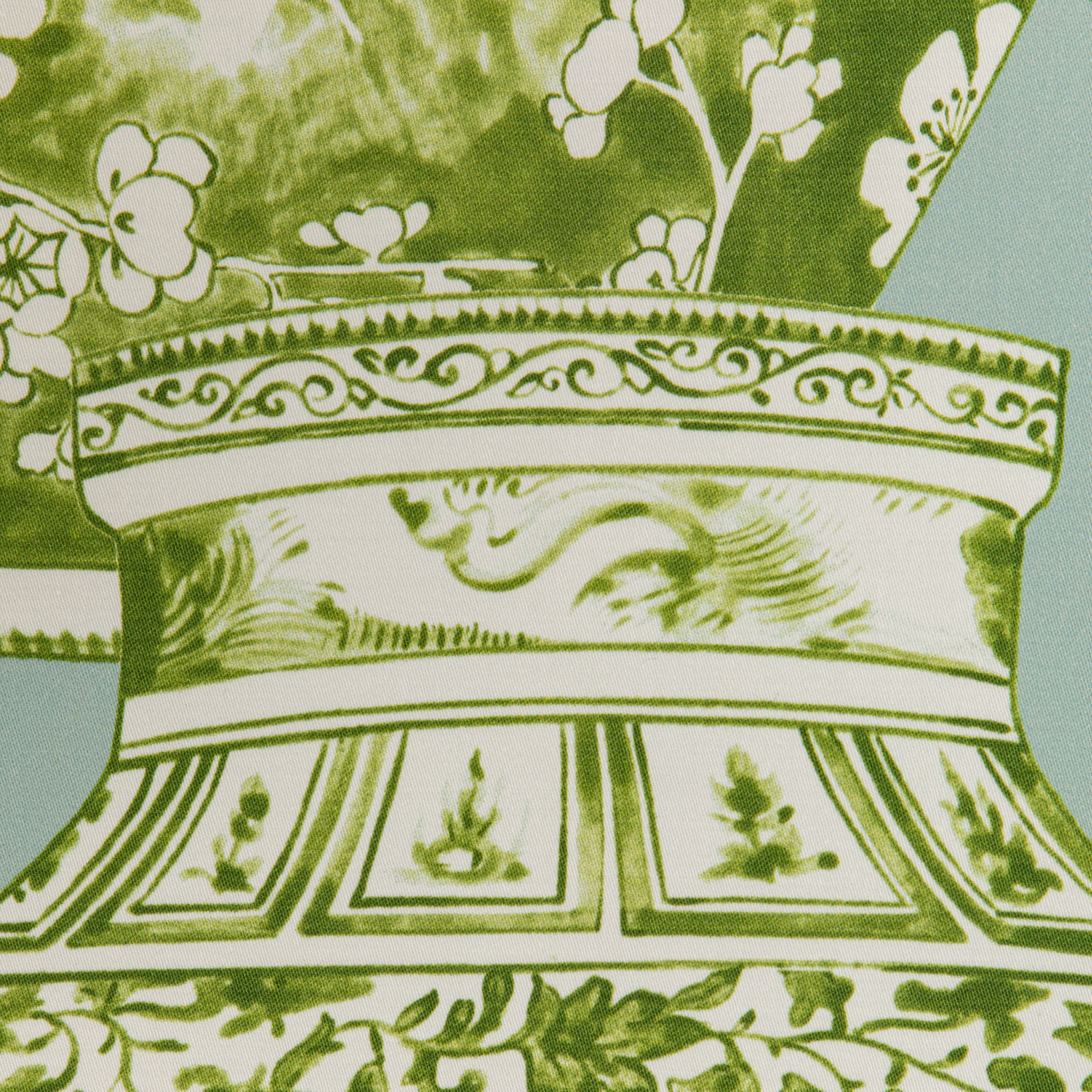 Pandan Print - Mist/Jade - Lee Jofa Fabric
