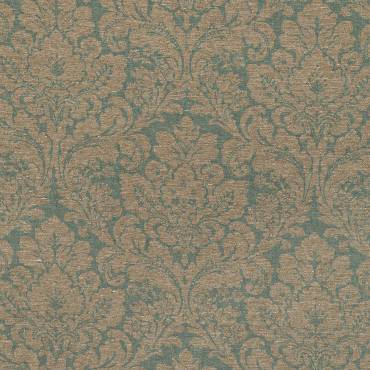 Acanthus Damask - Blue - LEE JOFA Tela