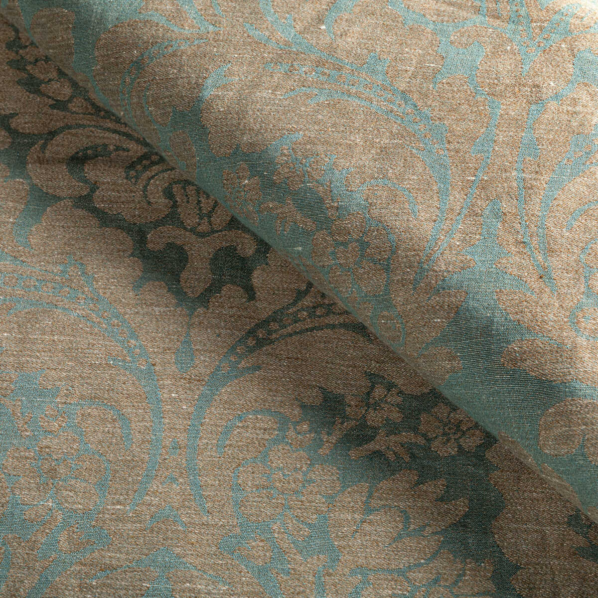 Acanthus Damask - Blue - LEE JOFA Tela