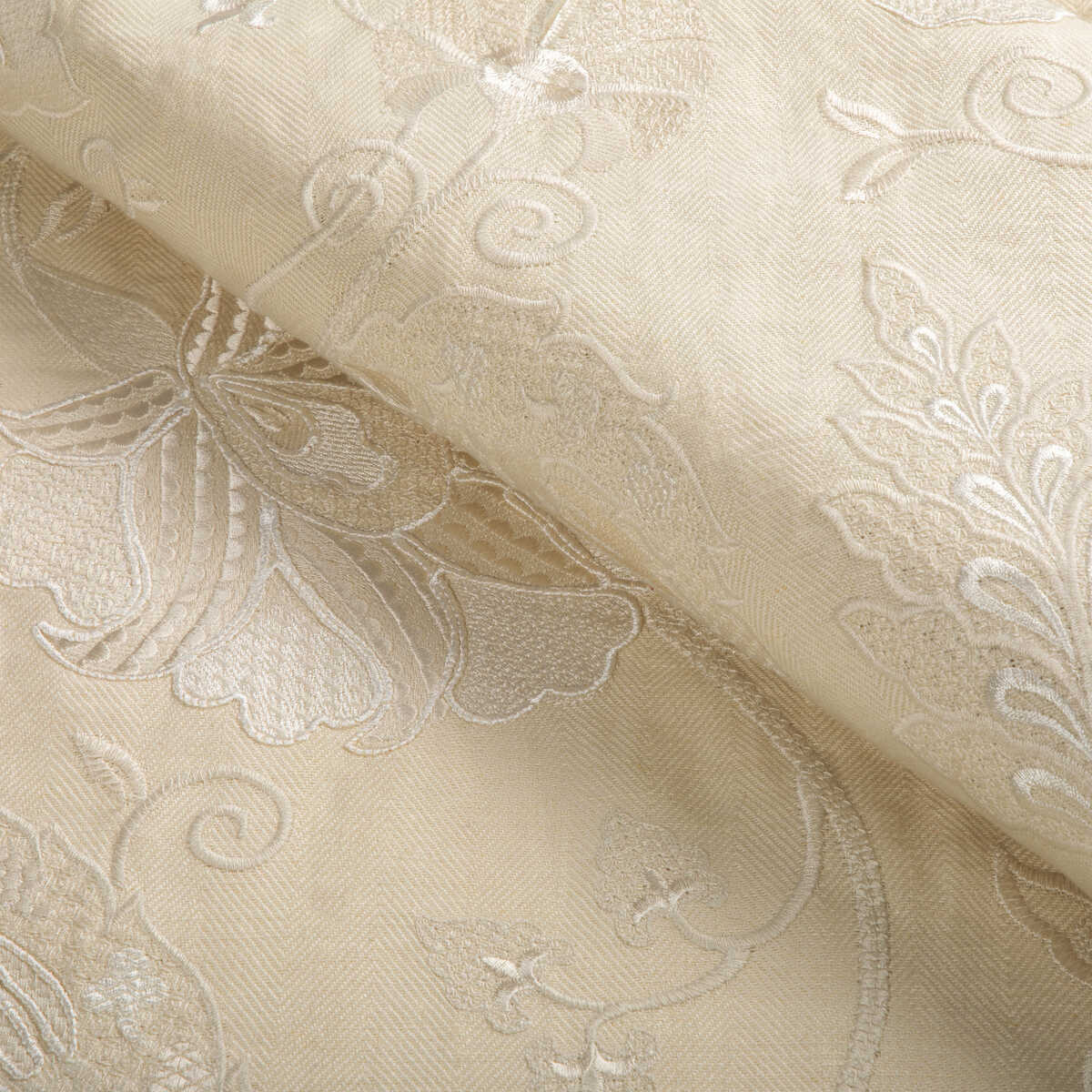 Shiraz Emb - Stone/Ivory - LEE JOFA Tela