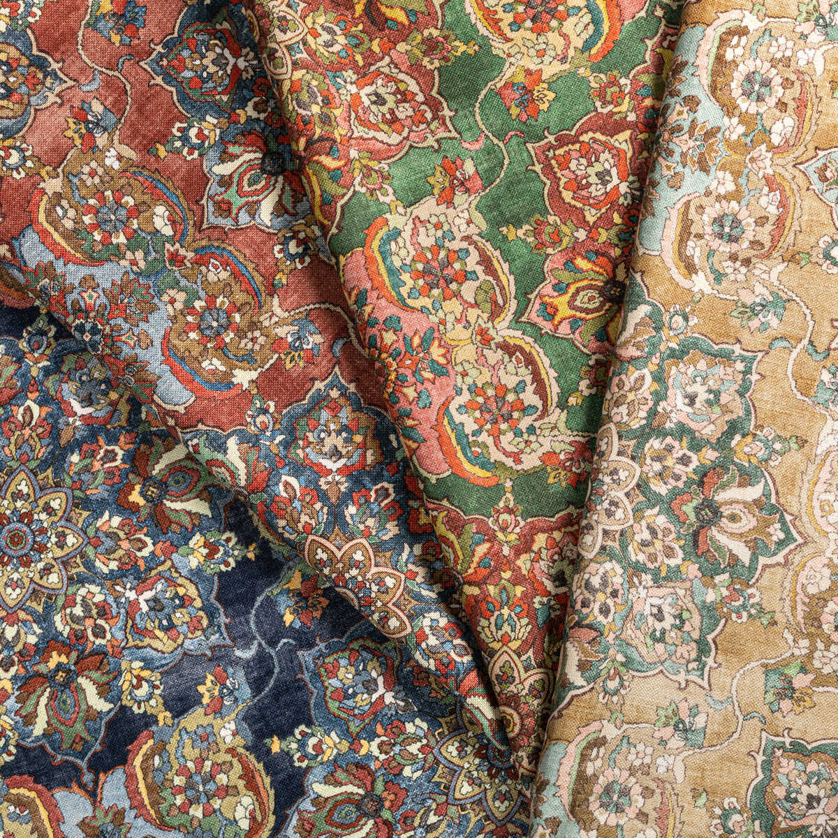 Granada Print - Denim - LEE JOFA Fabric