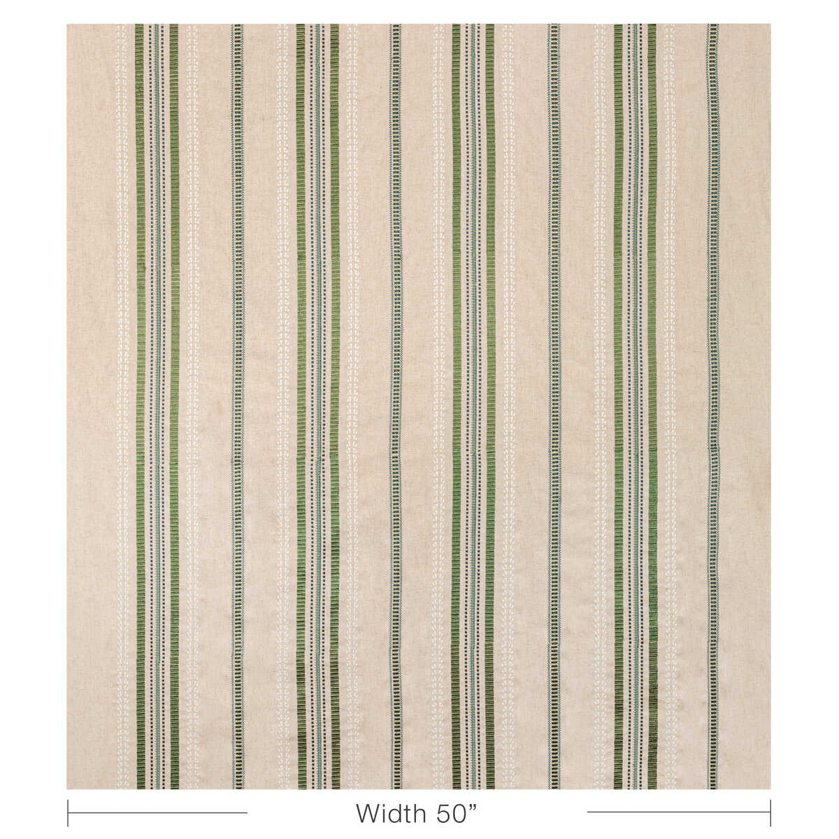 Nautique Emb - Green/Blue - LEE JOFA Fabric