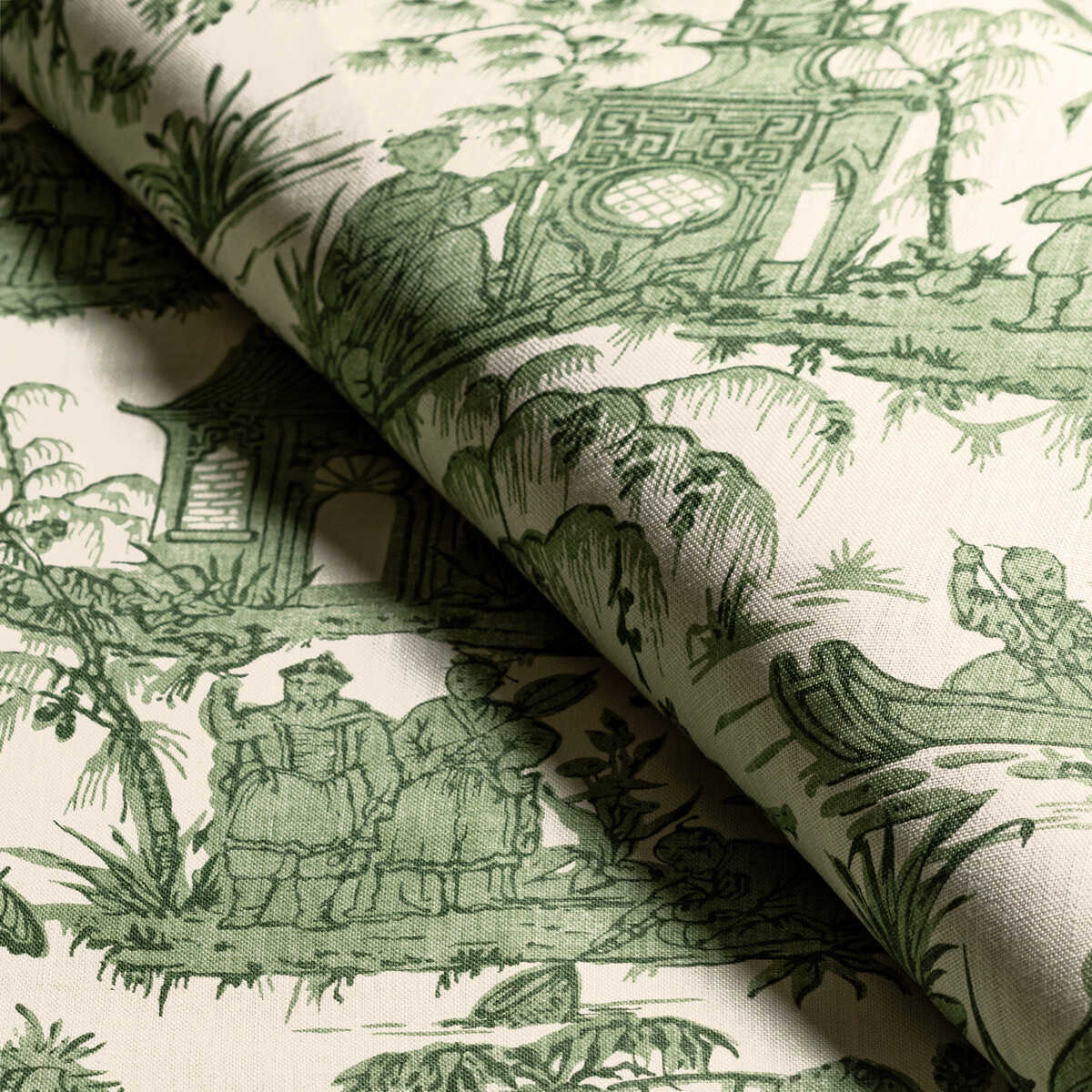 Pagoda Toile - Forest - LEE JOFA Fabric
