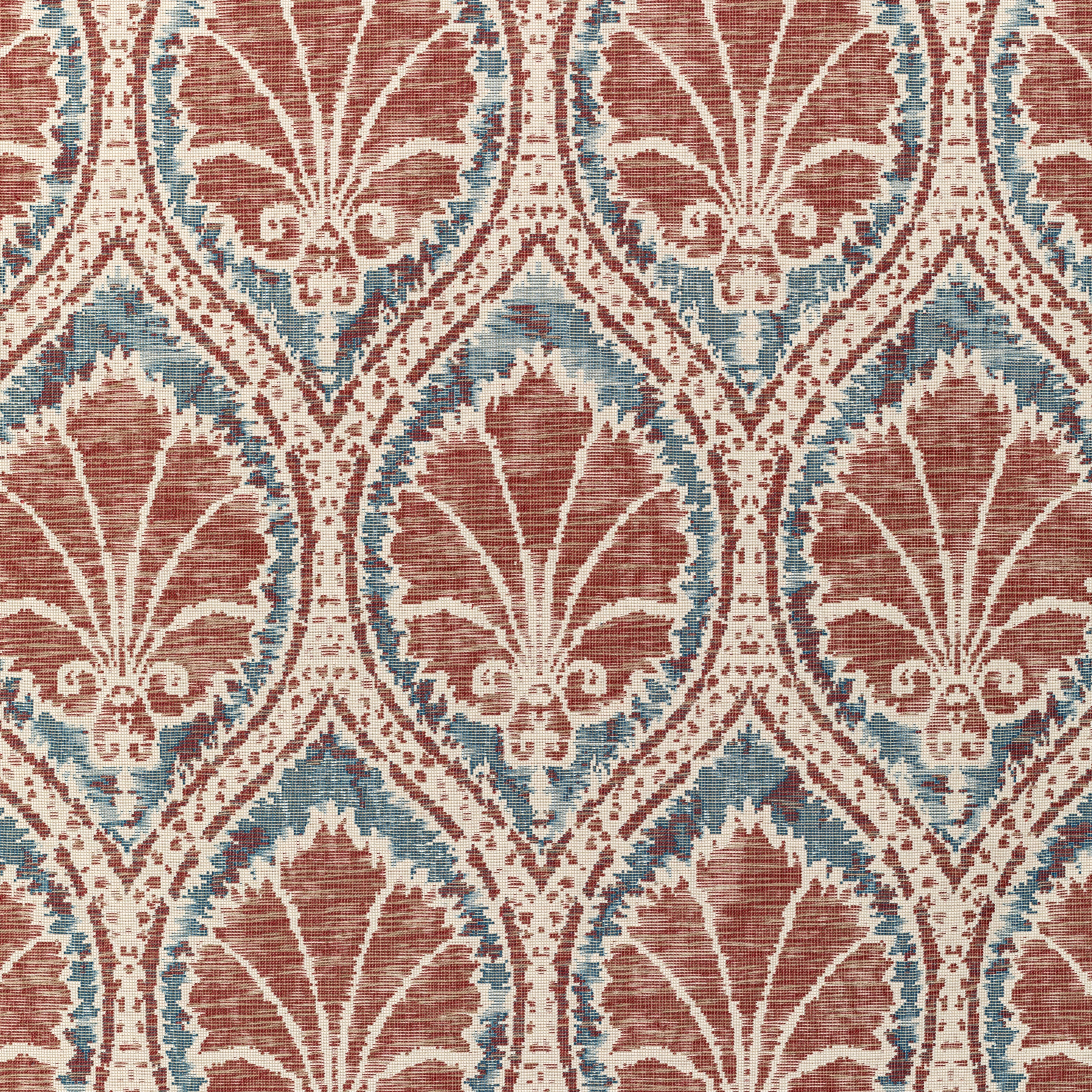 Seville Weave - Denim/Brick - Lee Jofa Fabric