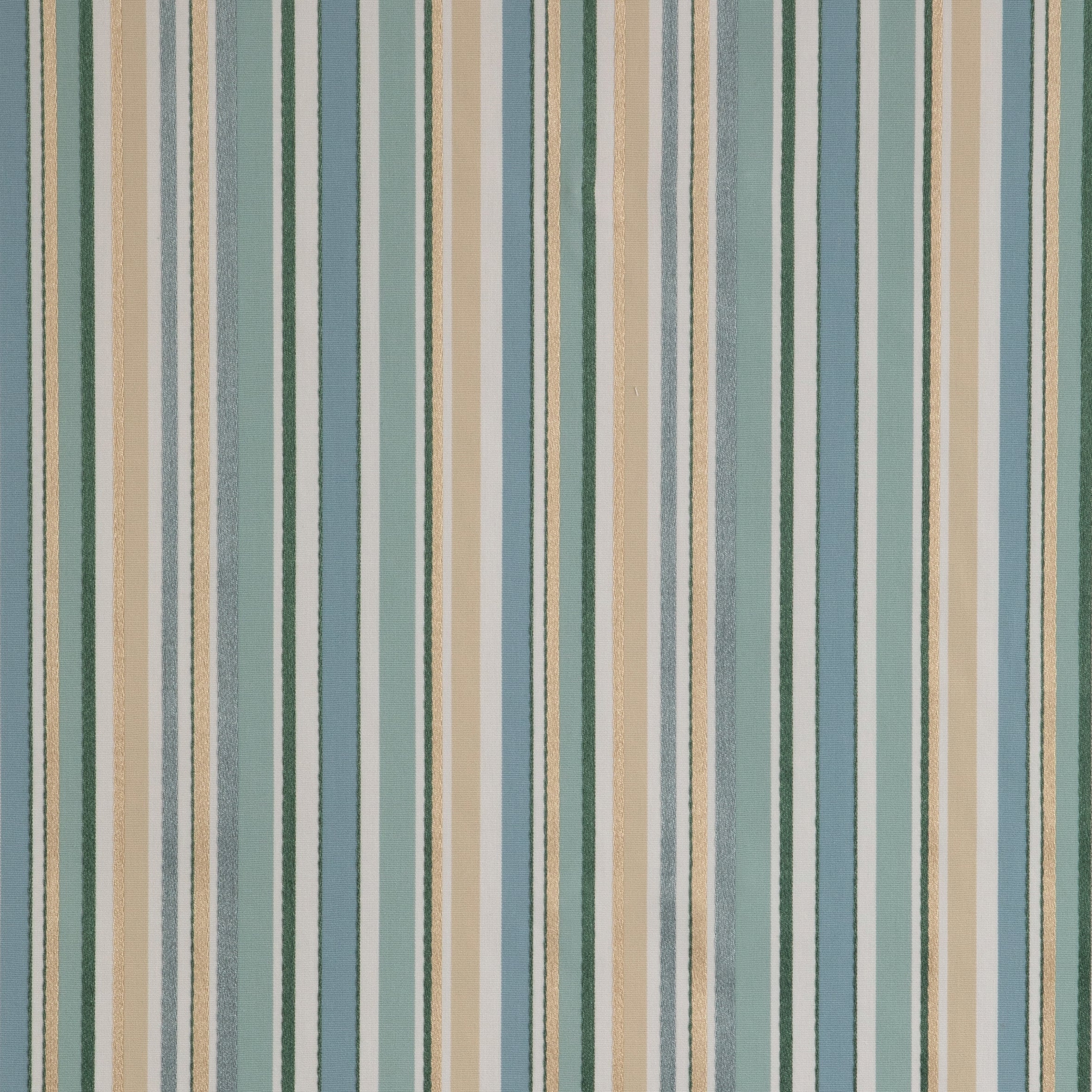 Siders Stripe - Aqua/Sand - Lee Jofa Fabric