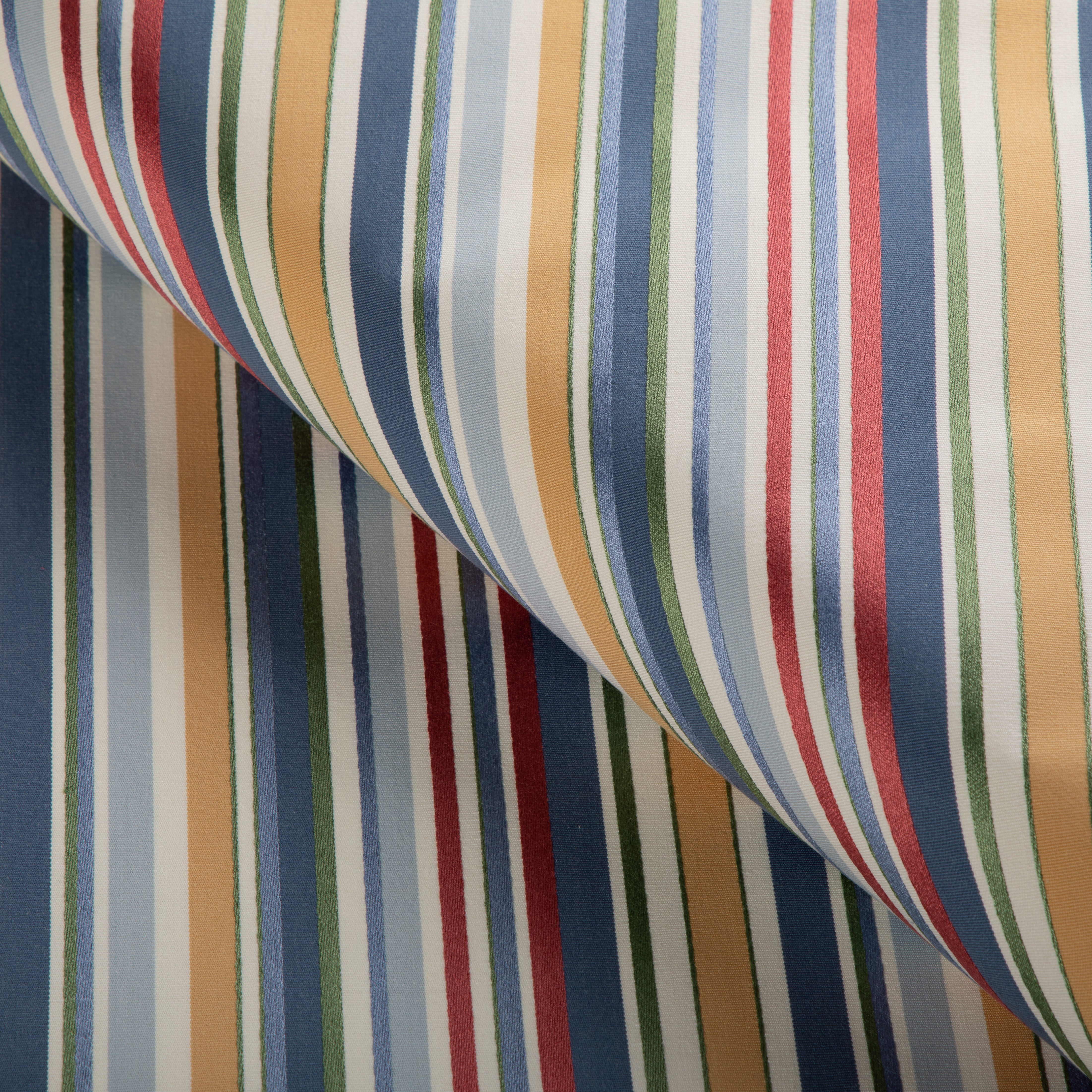 Siders Stripe - Blue/Red - Lee Jofa Fabric