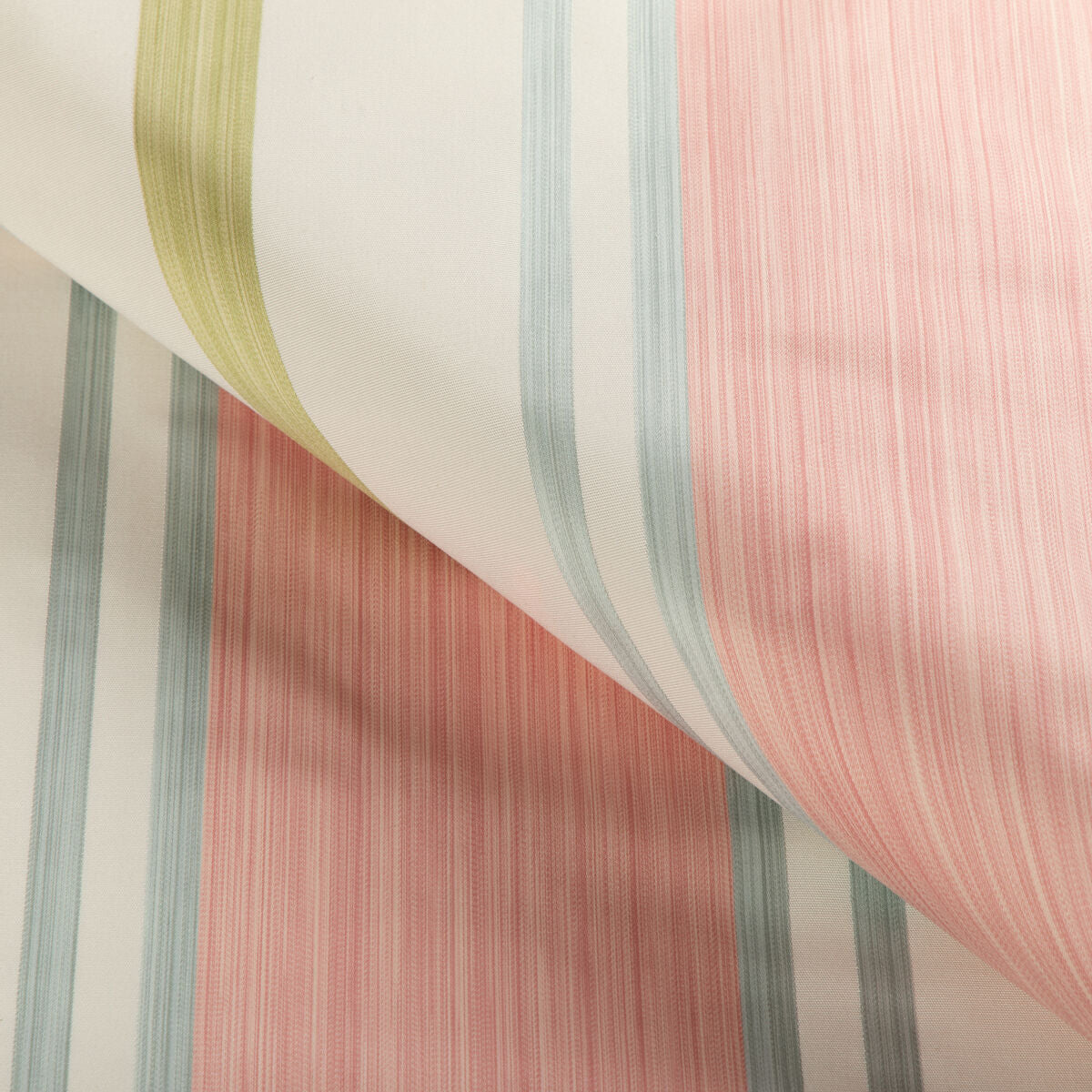 Davies Stripe - Petal/Kiwi - Lee Jofa Fabric
