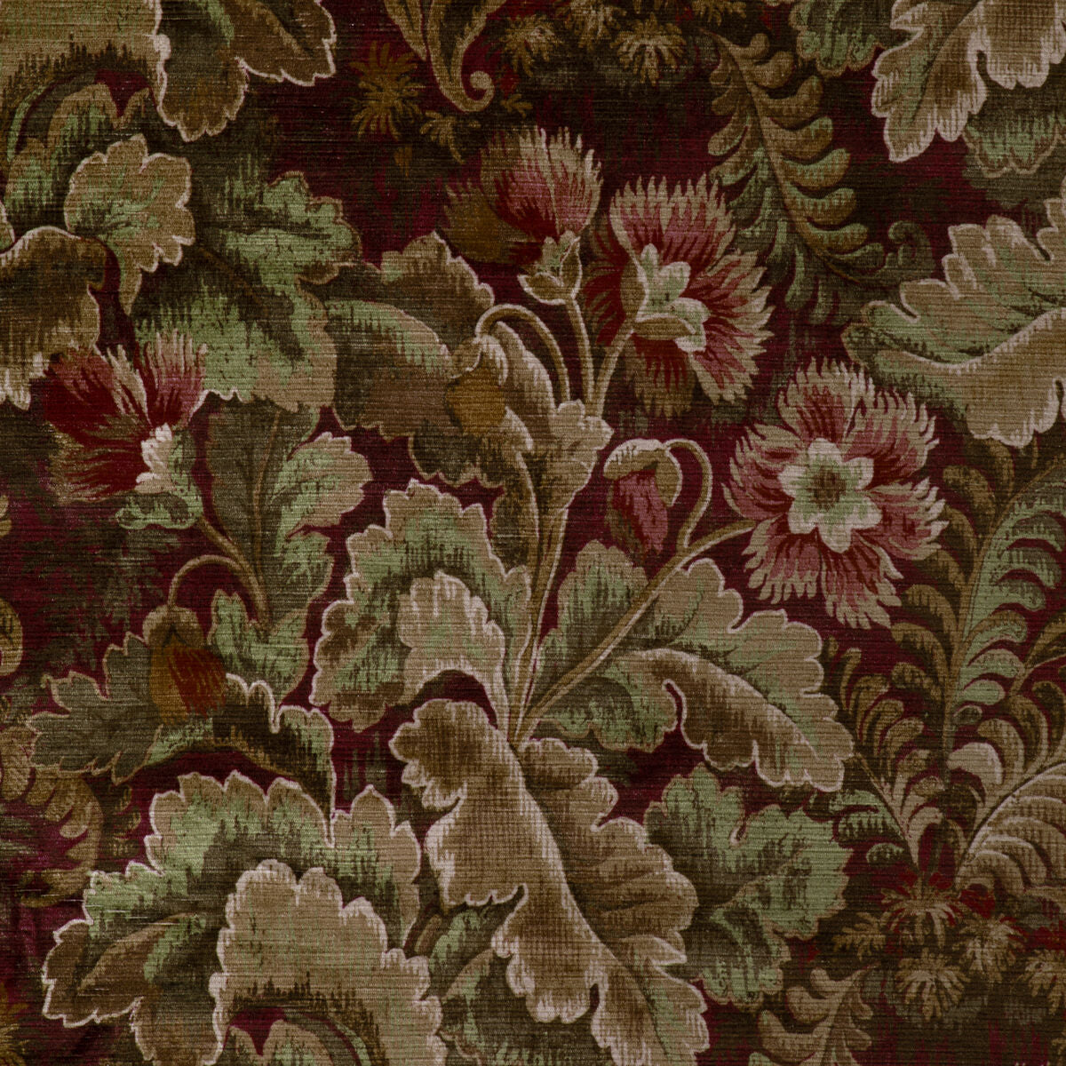 Barwick Velvet - Garnet - Lee Jofa Tela