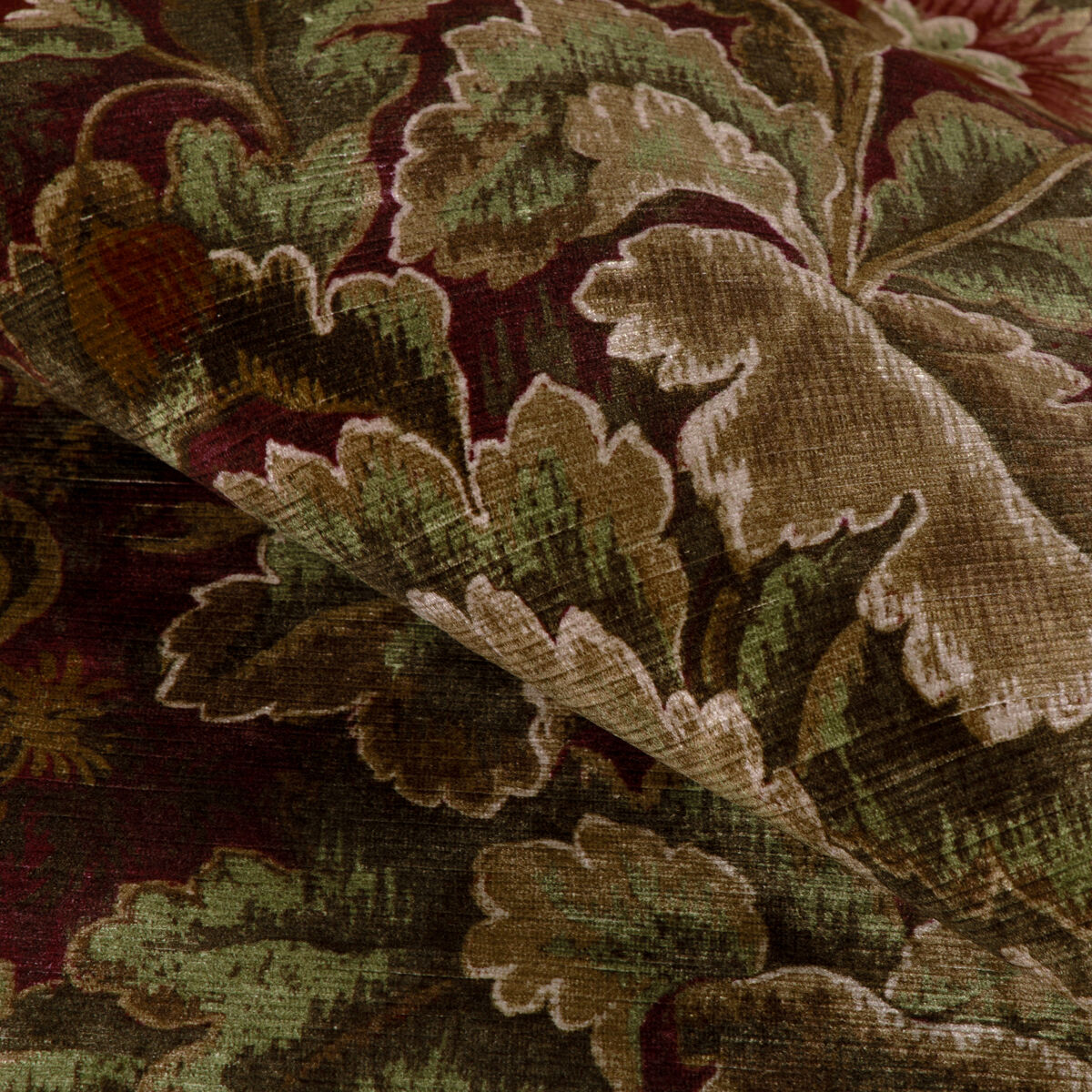 Barwick Velvet - Garnet - Lee Jofa Tela