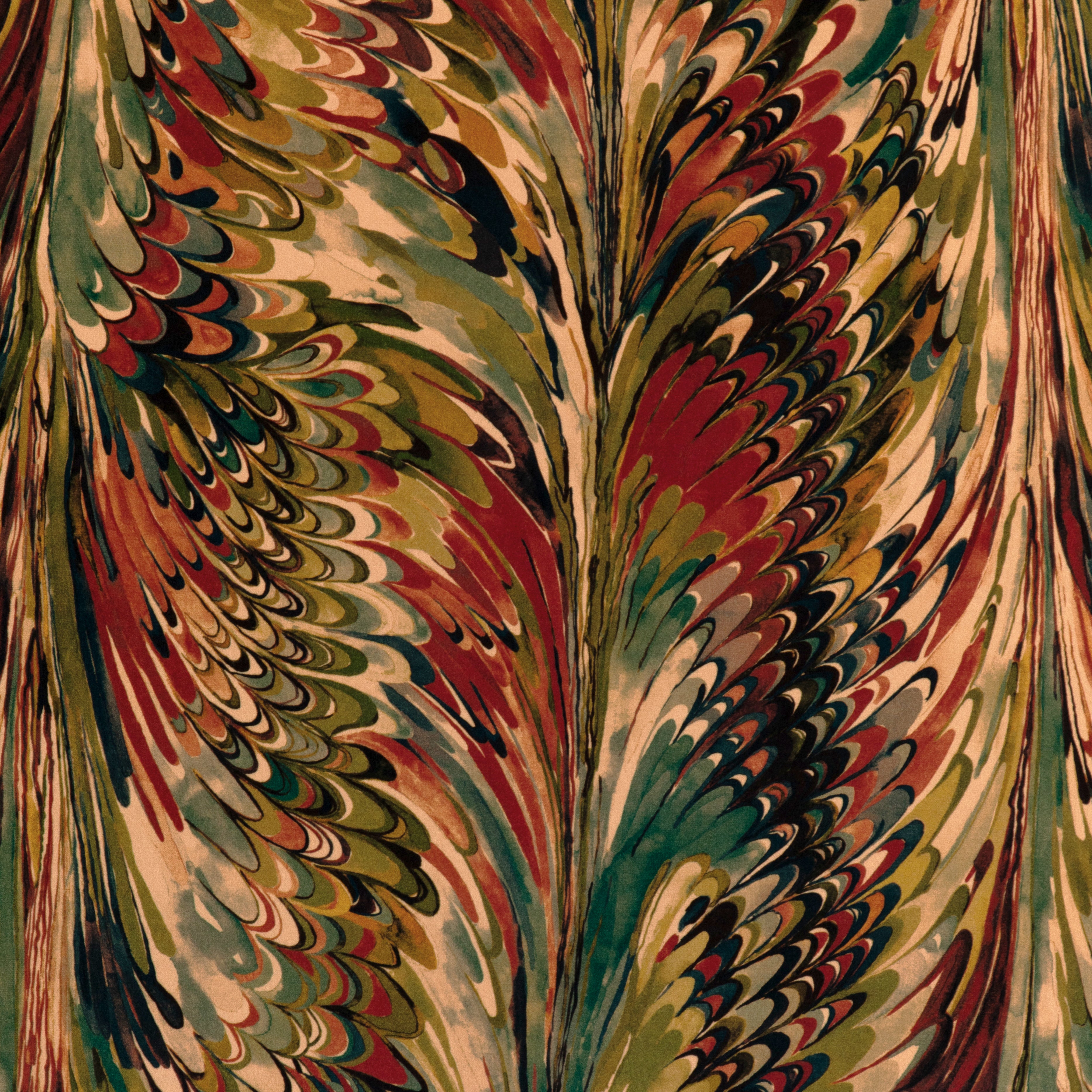 Taplow Velvet - Berry/Moss - Lee Jofa Fabric