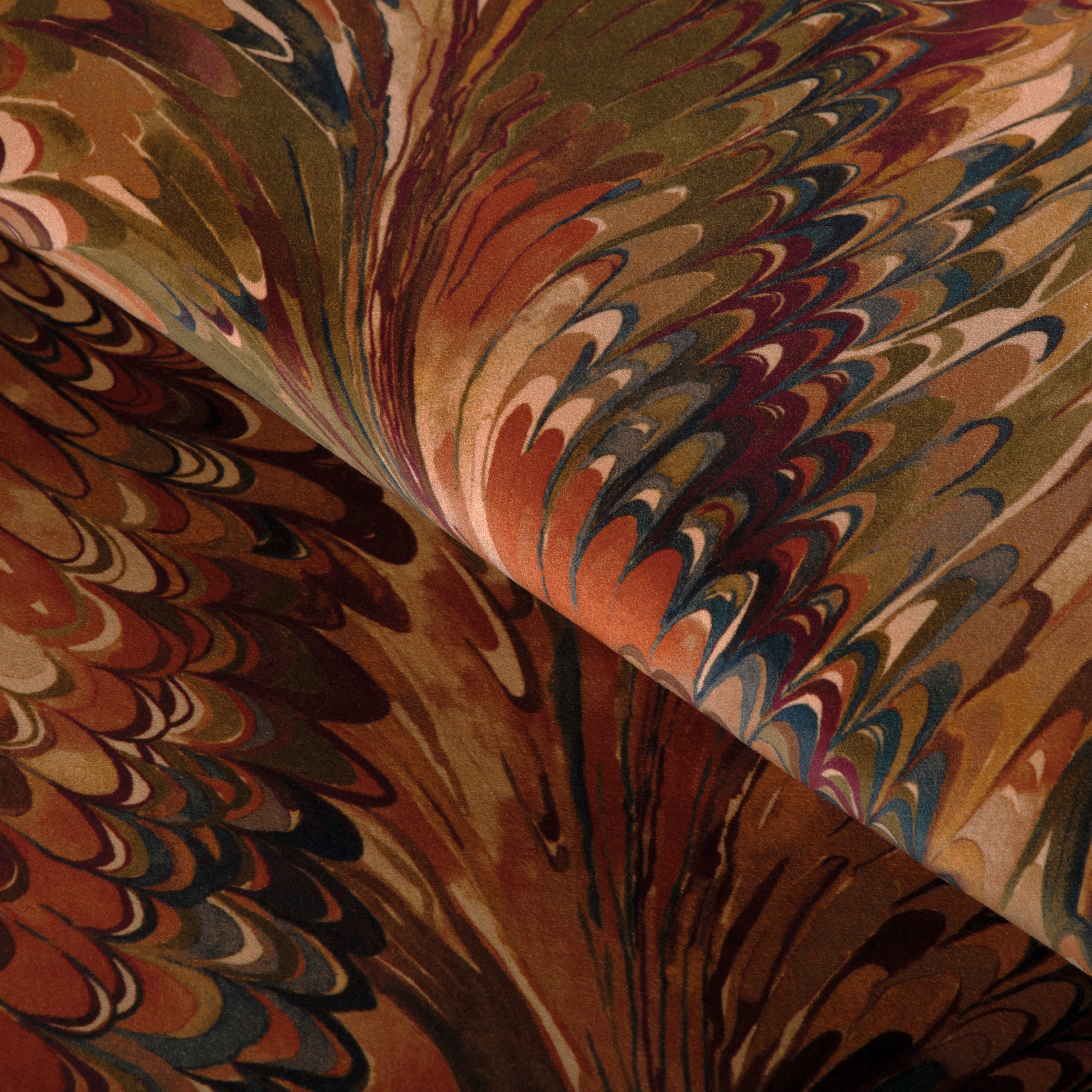Taplow Velvet - Clay/Plum - Lee Jofa Fabric