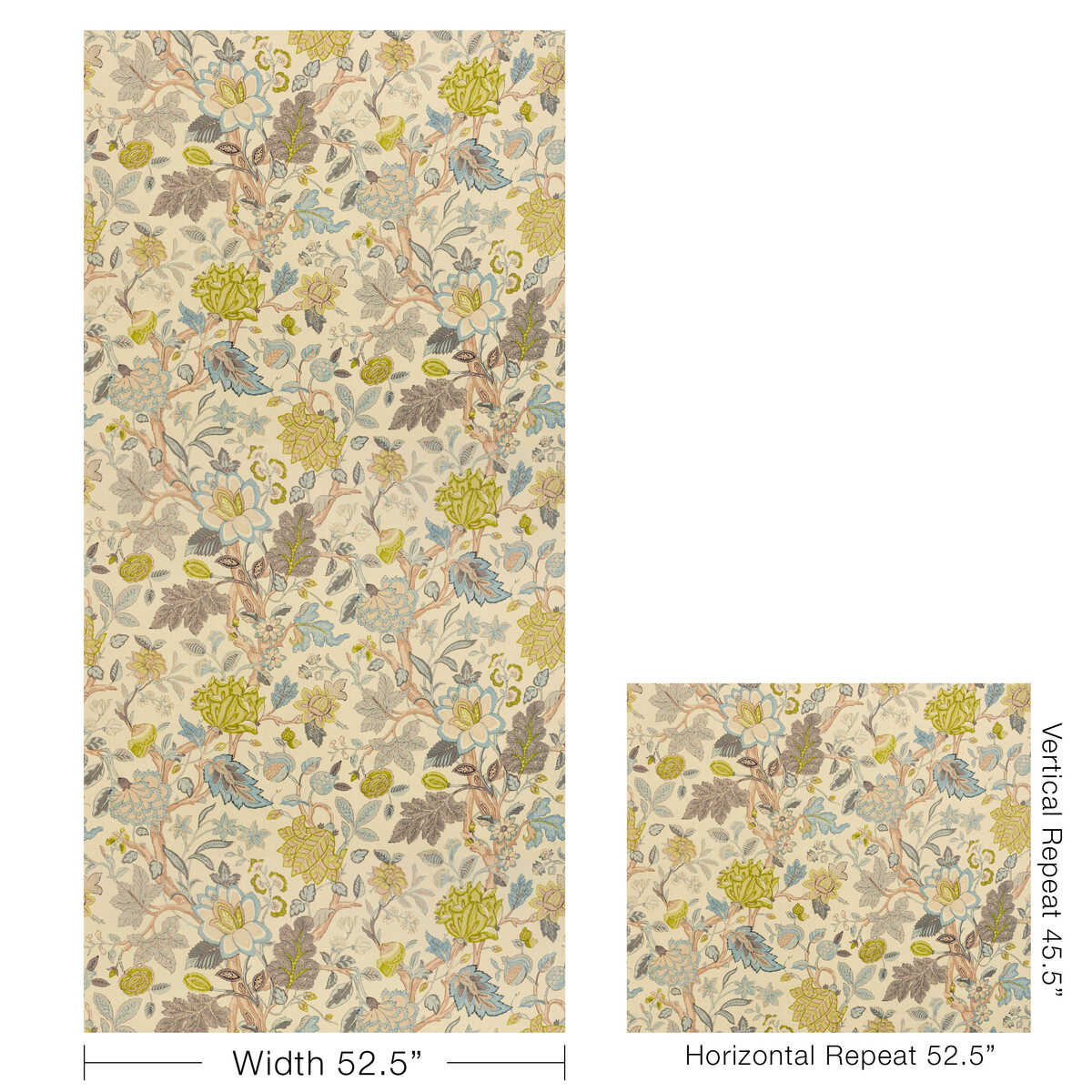 Hazelwood Print - Mineral - LEE JOFA Fabric