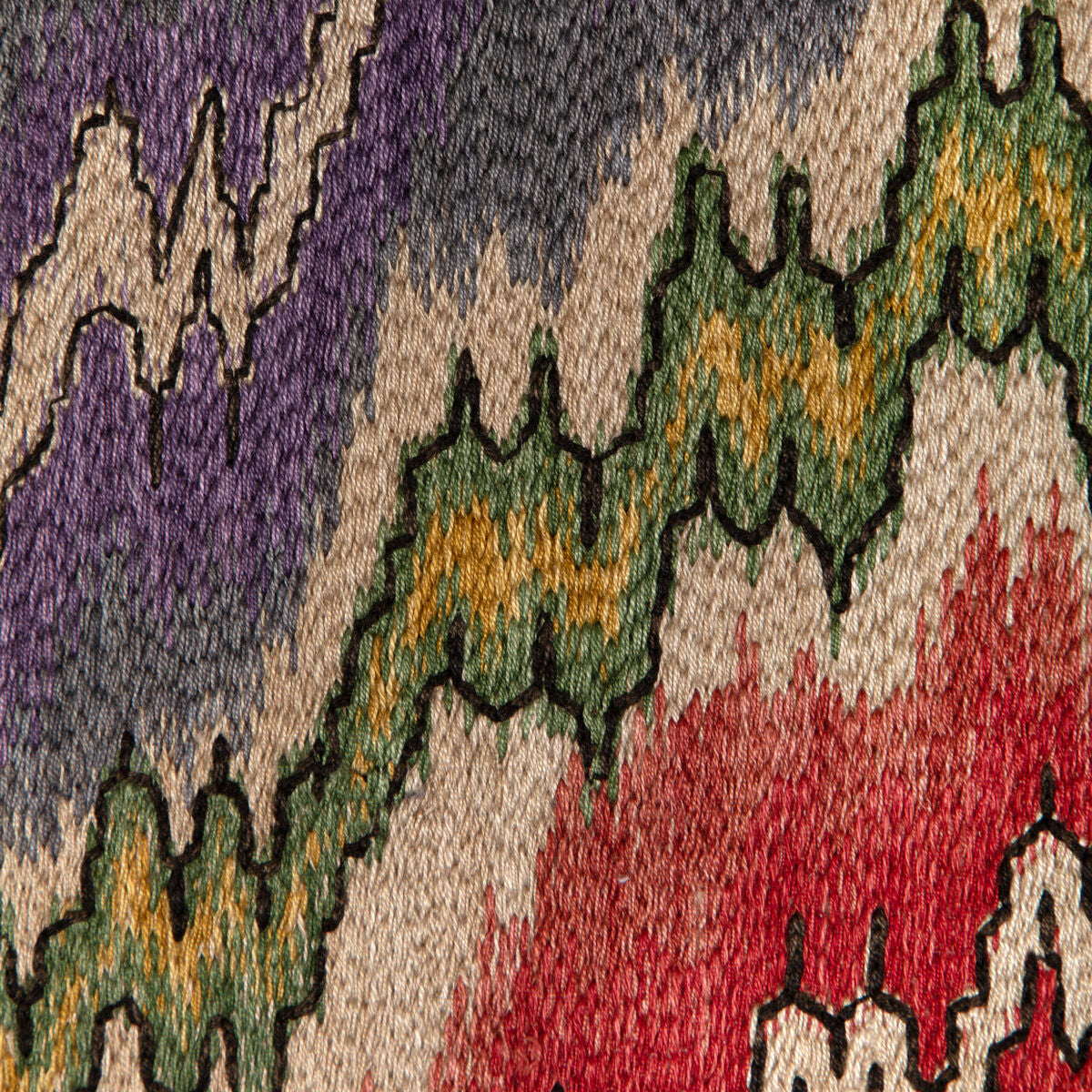 Flame Embroidery - Multi - Lee Jofa Fabric