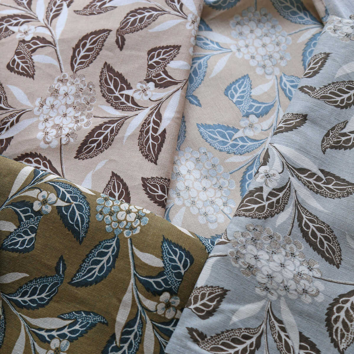 Ortensia - Brown On Blush - LEE JOFA Fabric