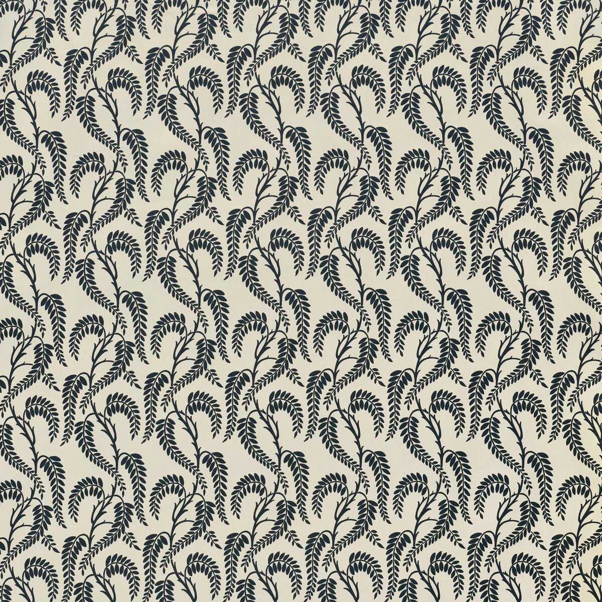 Wisteria - Navy On White - LEE JOFA Tela