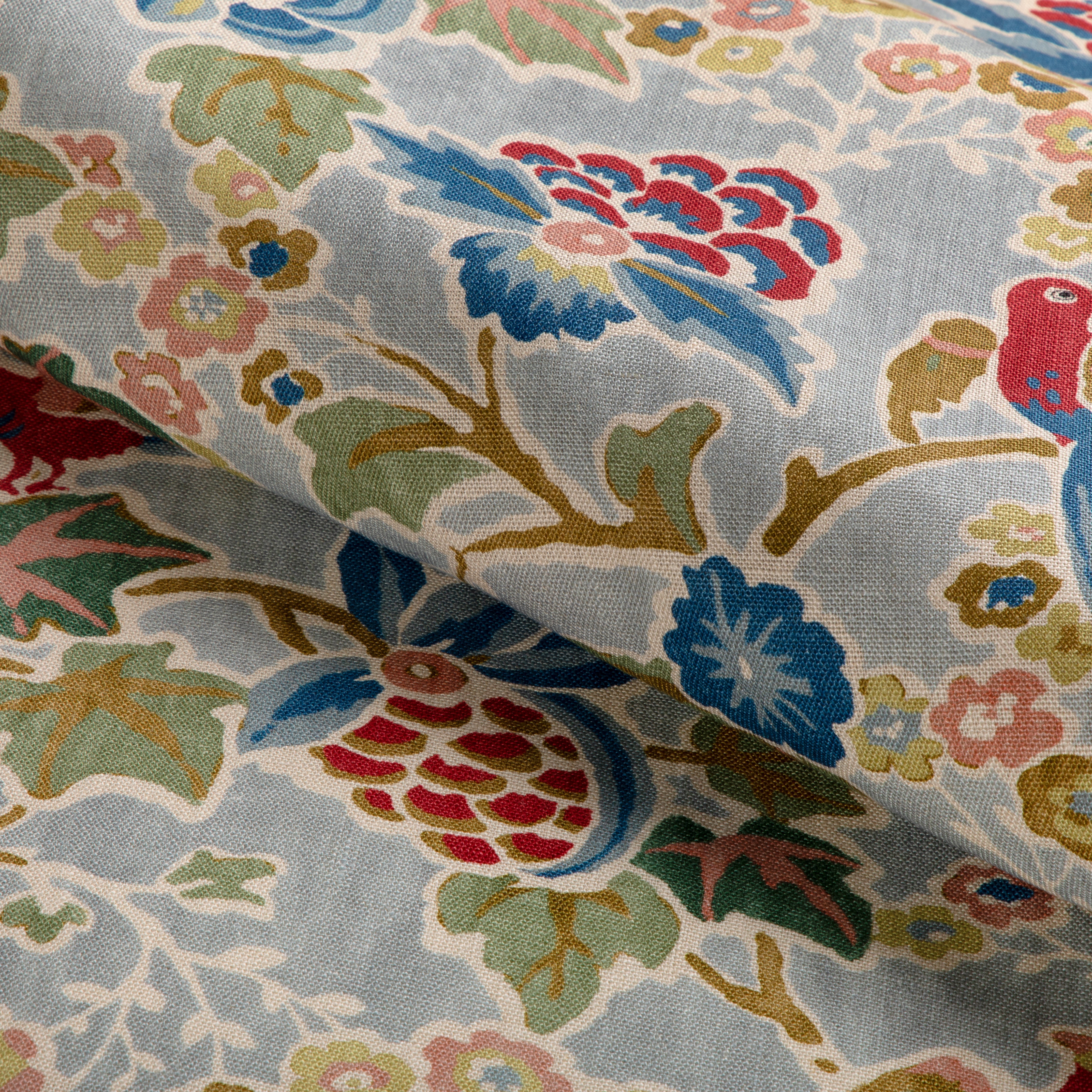 Posy Print - Blue/Multi - Lee Jofa Fabric